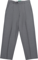 Relaxed Fit / Norr Wool Blend Pants / Light Grey