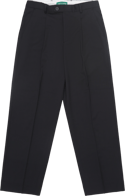 Relaxed Fit / Norr Wool Blend Pants / Black