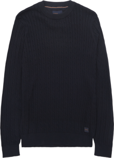 Regular Fit / Cable Strik / Navy