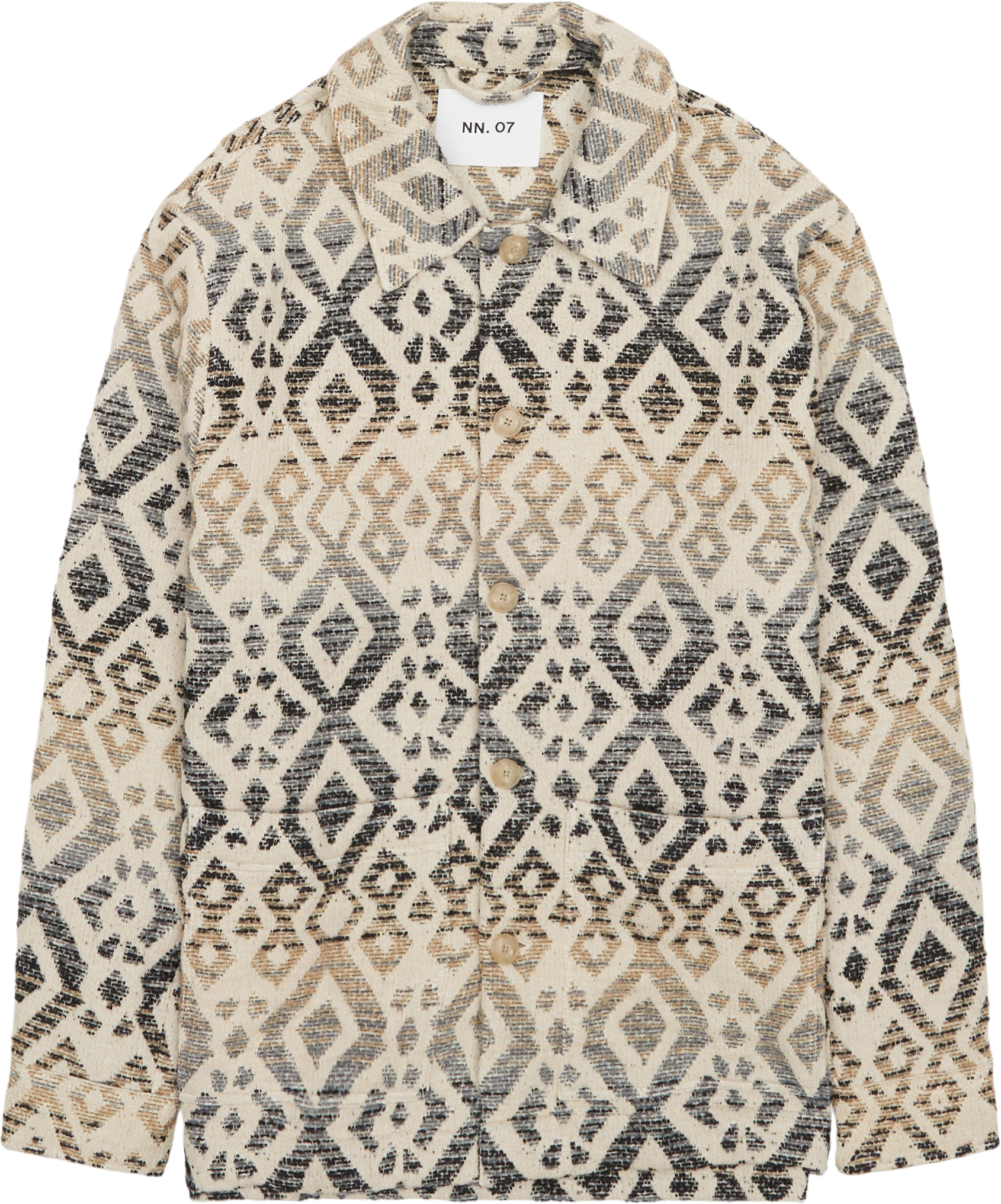 NN.07 Blaze Jacquard Overshirt