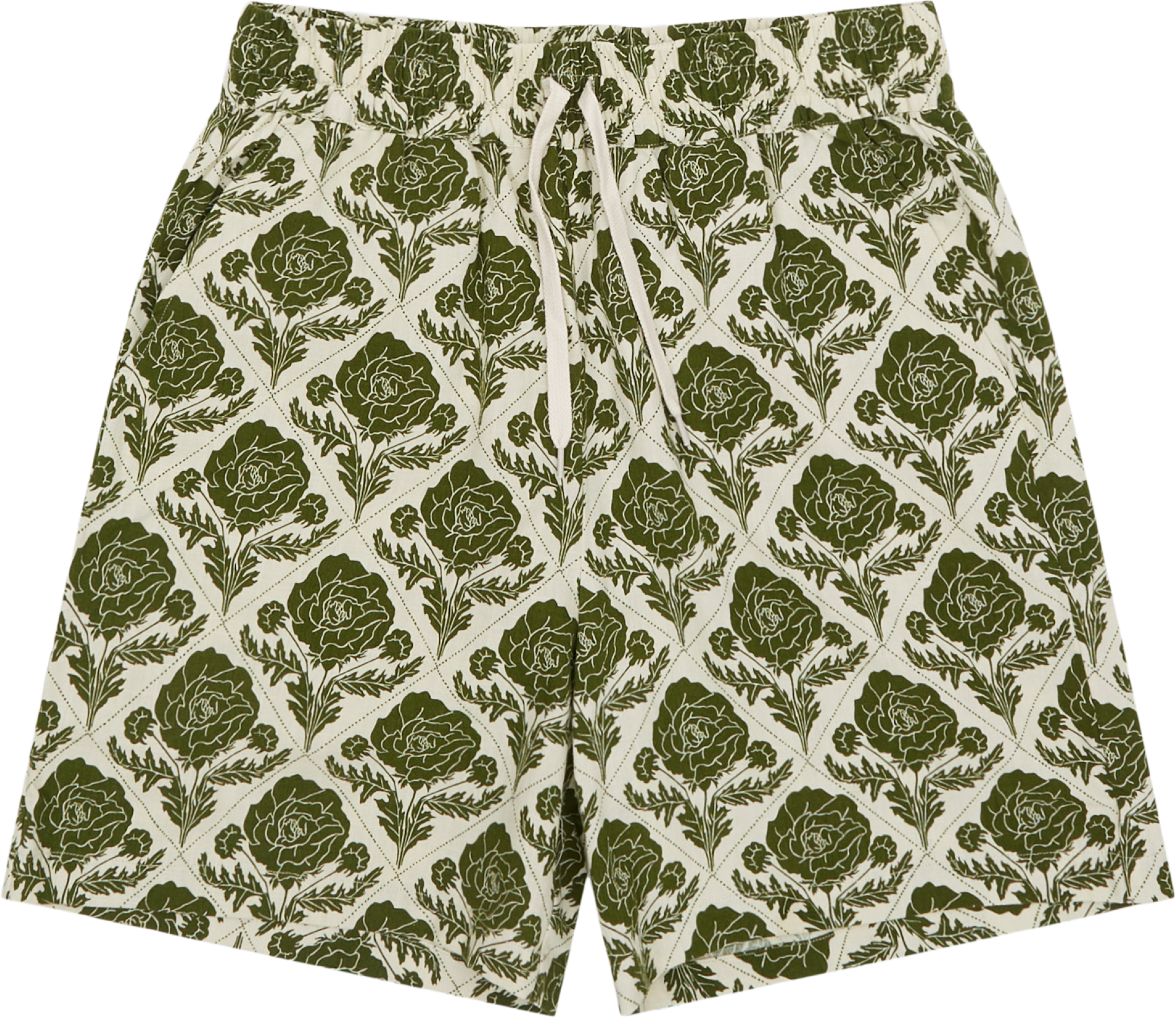 Les Deux Lesley Flower Tile Shorts