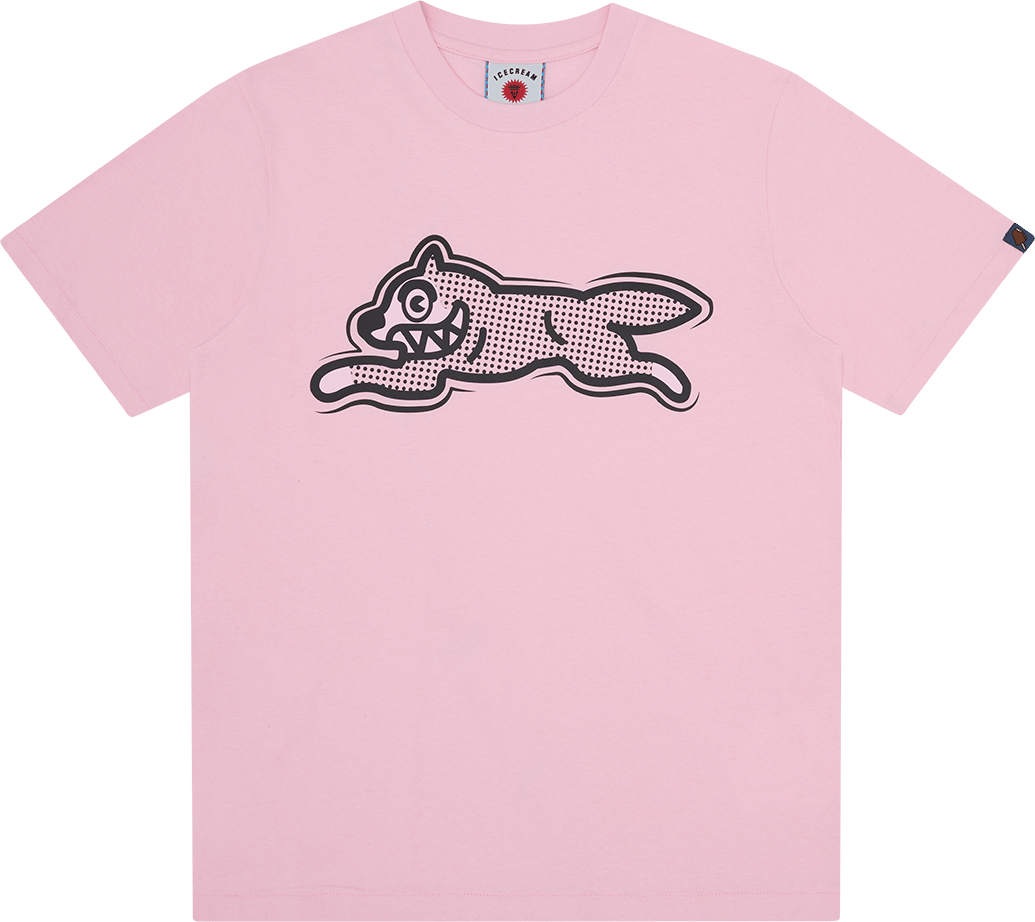 Icecream Half Tone Running Dog Tee