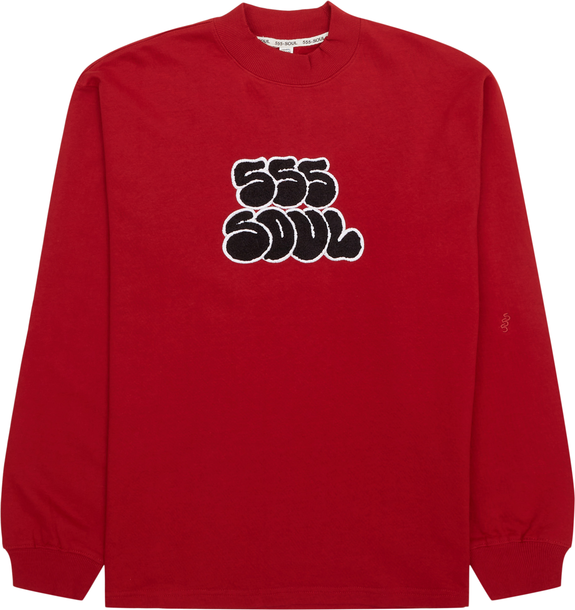 555 SOUL 555 Soul Blowup Mockneck