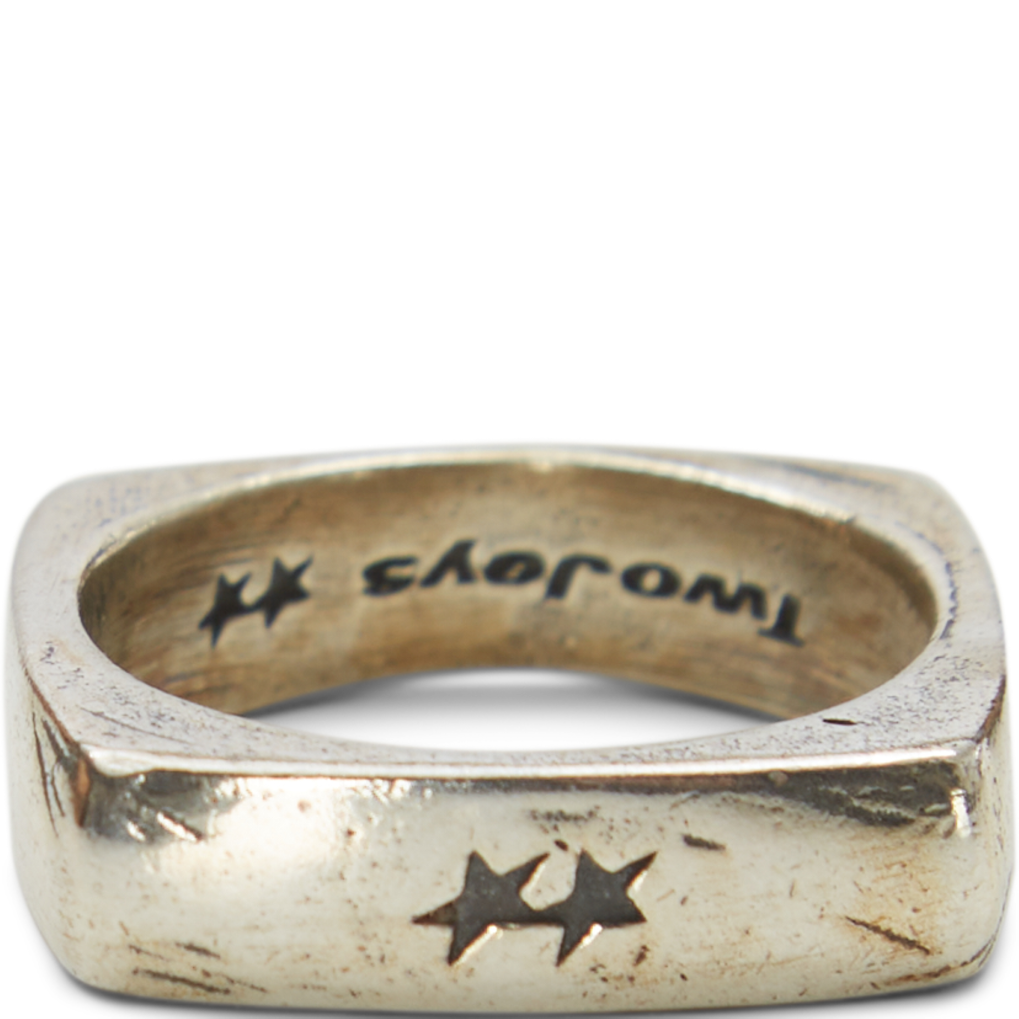 TwoJeys Single Geometry Ring