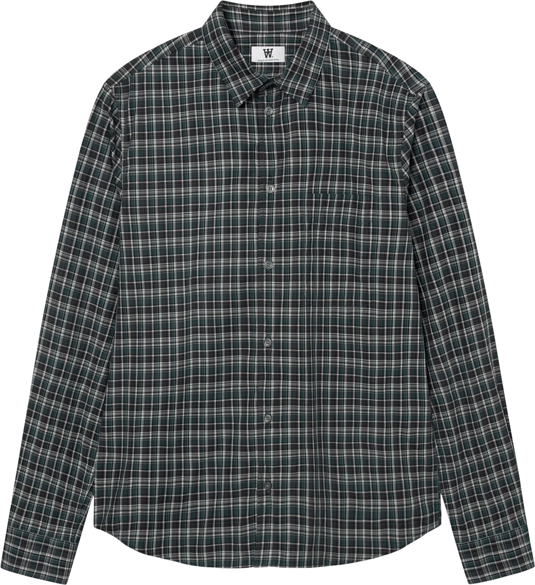 WOOD WOOD Adrian Ch Shirt 30252368 Skjorte