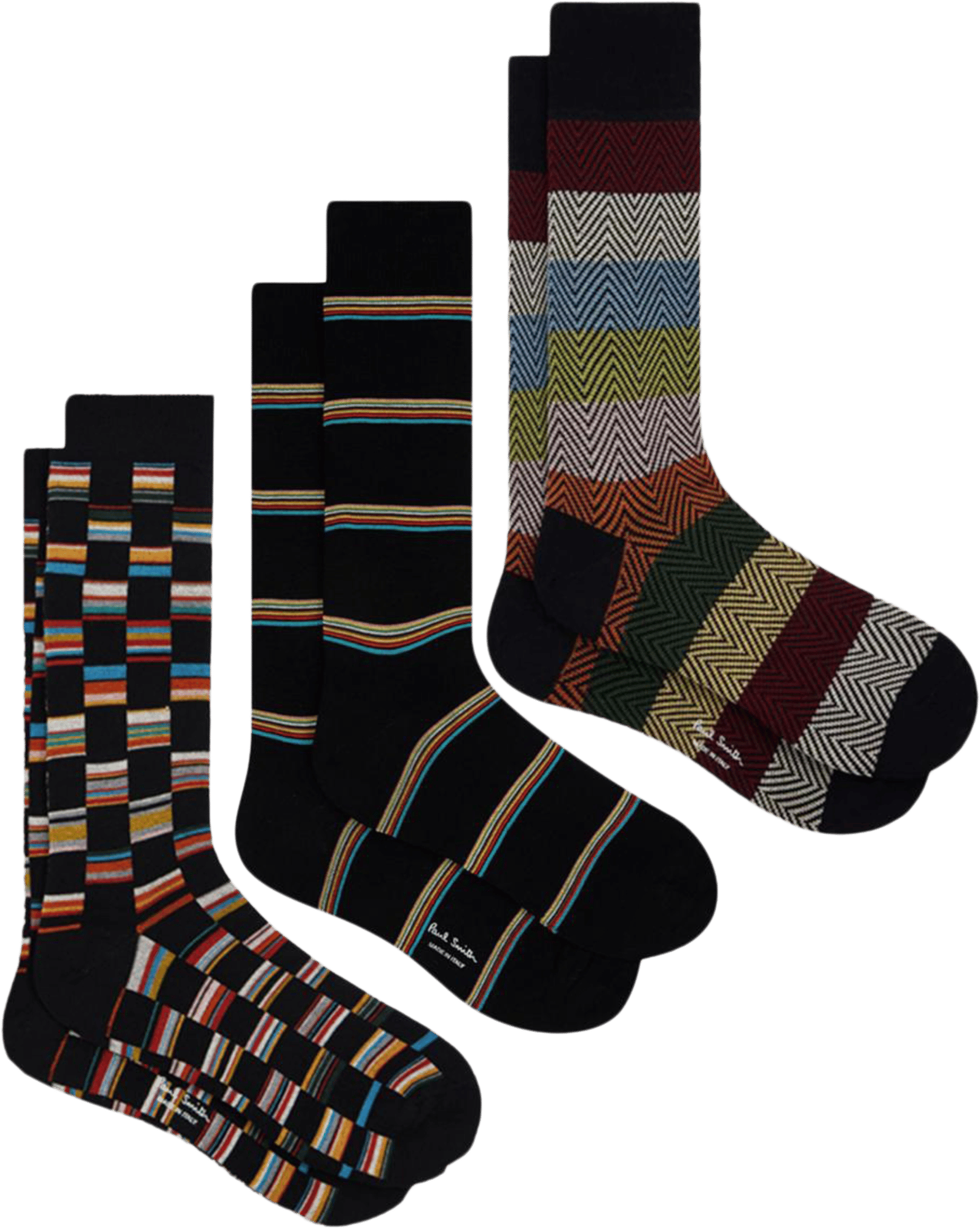 Paul Smith Accessories M1A-SOCK-TSIG 3-Pack SNL Sig S