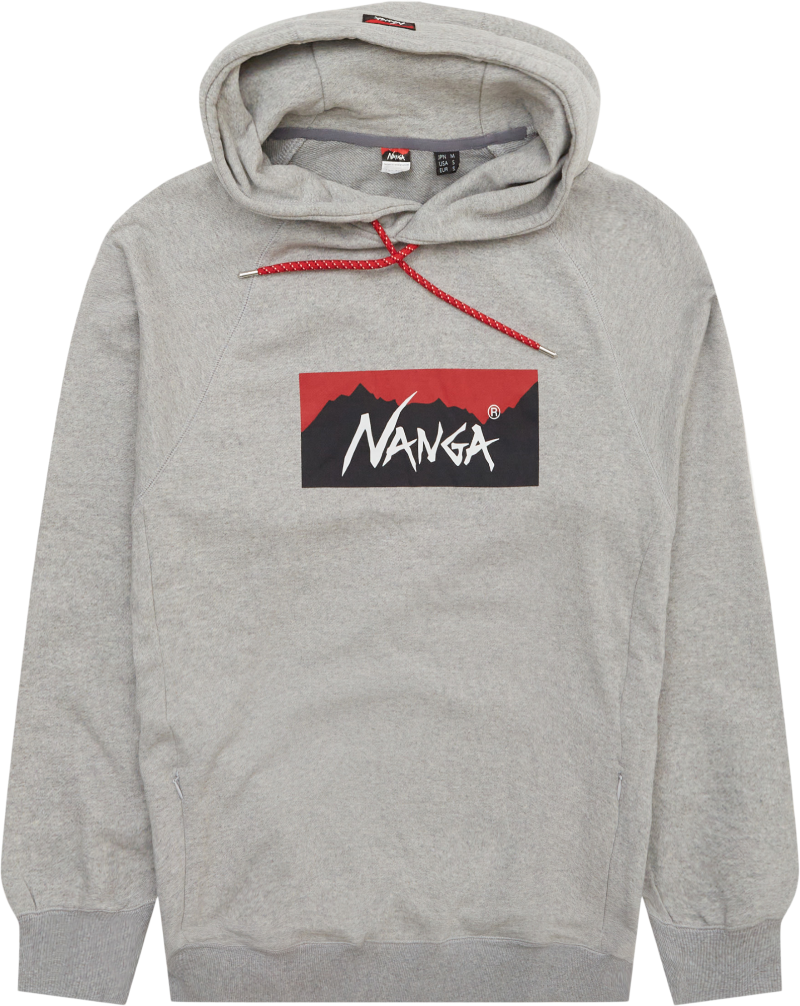 NANGA Eco Hybrid Box Logo Sweat Hood