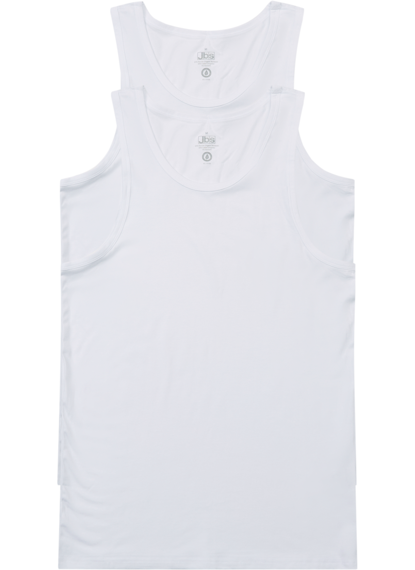JBS 180-1 2-PACK SINGLET BAMBOO UN