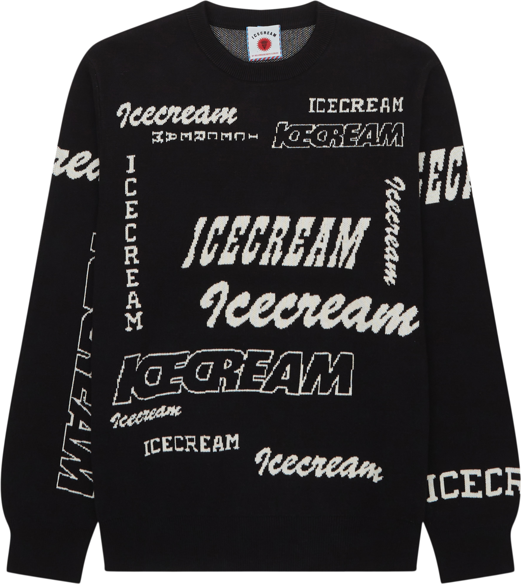 Icecream Multi Logo Knit Crewneck