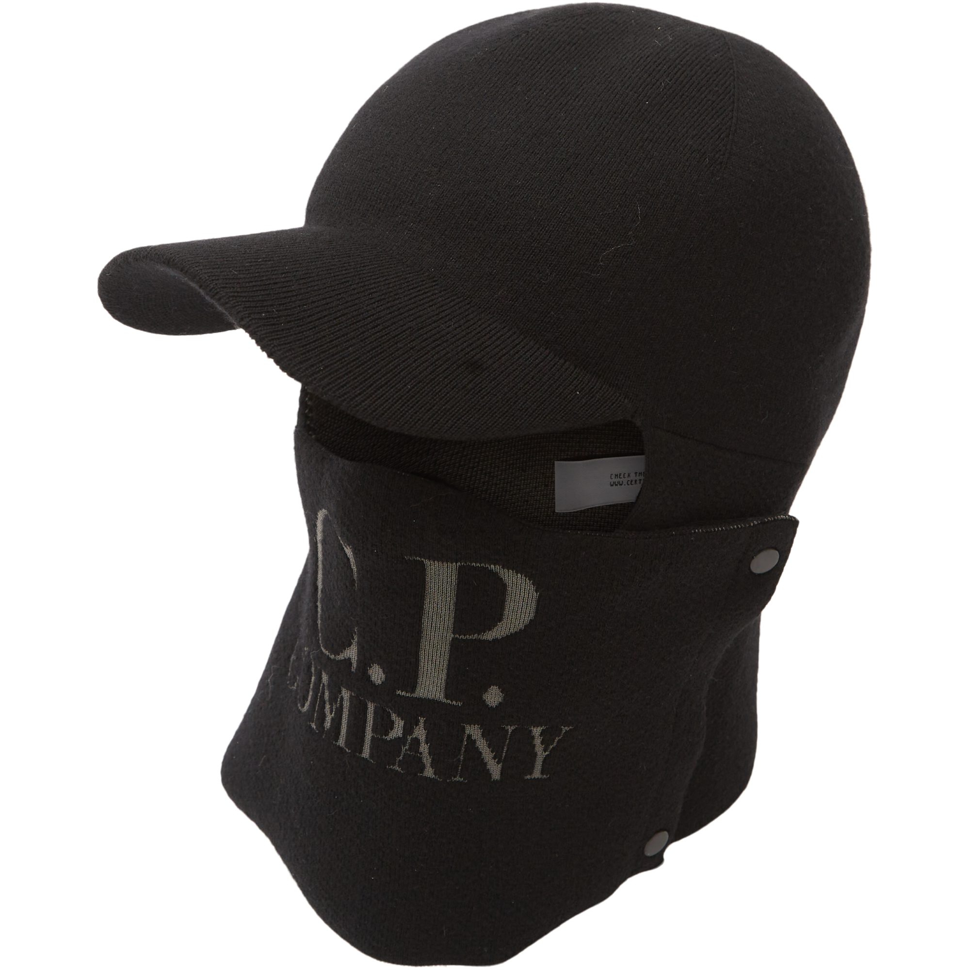 C.P. Company Wool Visor Neck Hat