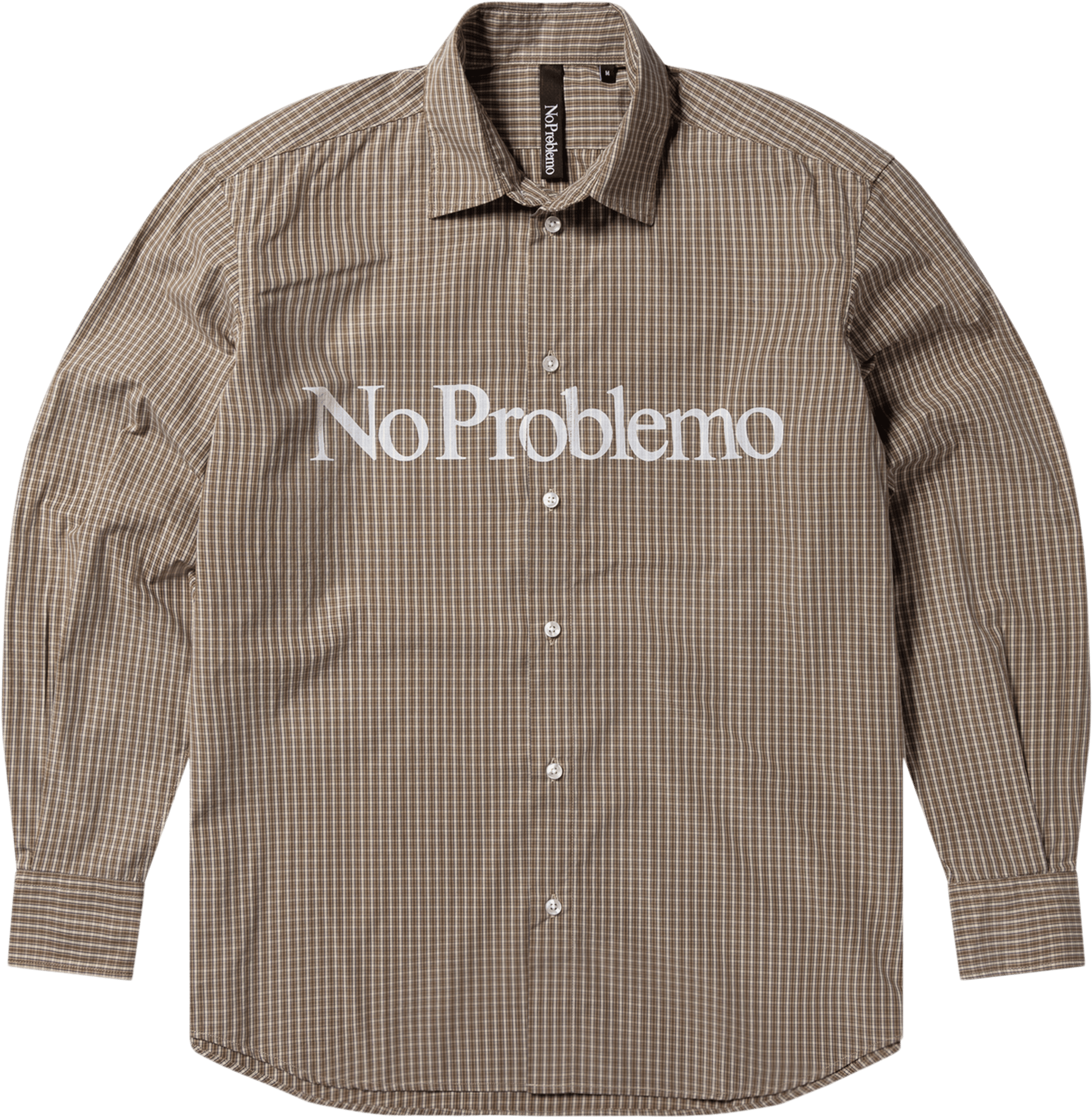No Problemo No Problemo Poplin L/Æ Skjorte