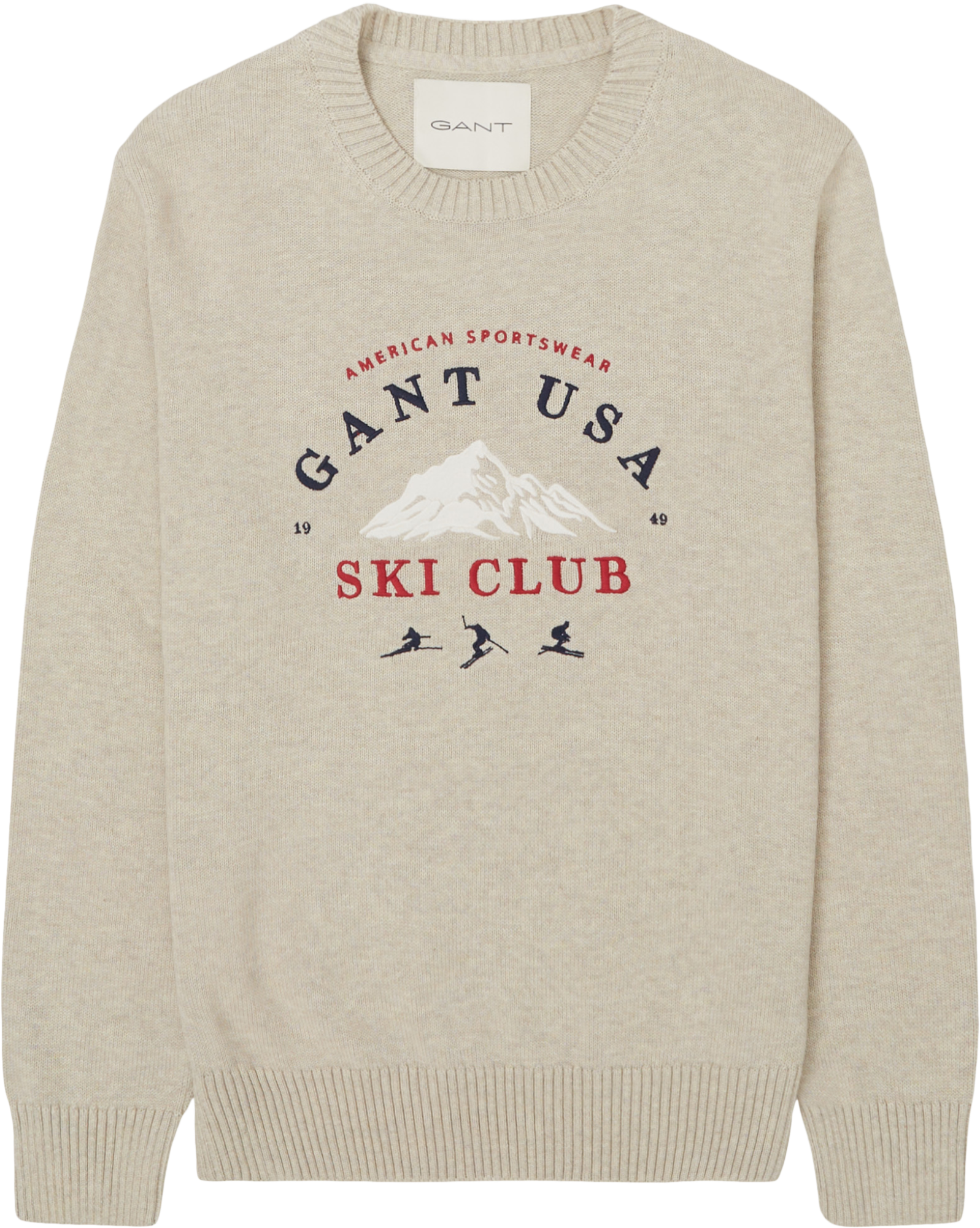 Gant Embroidered Graphic C-Neck