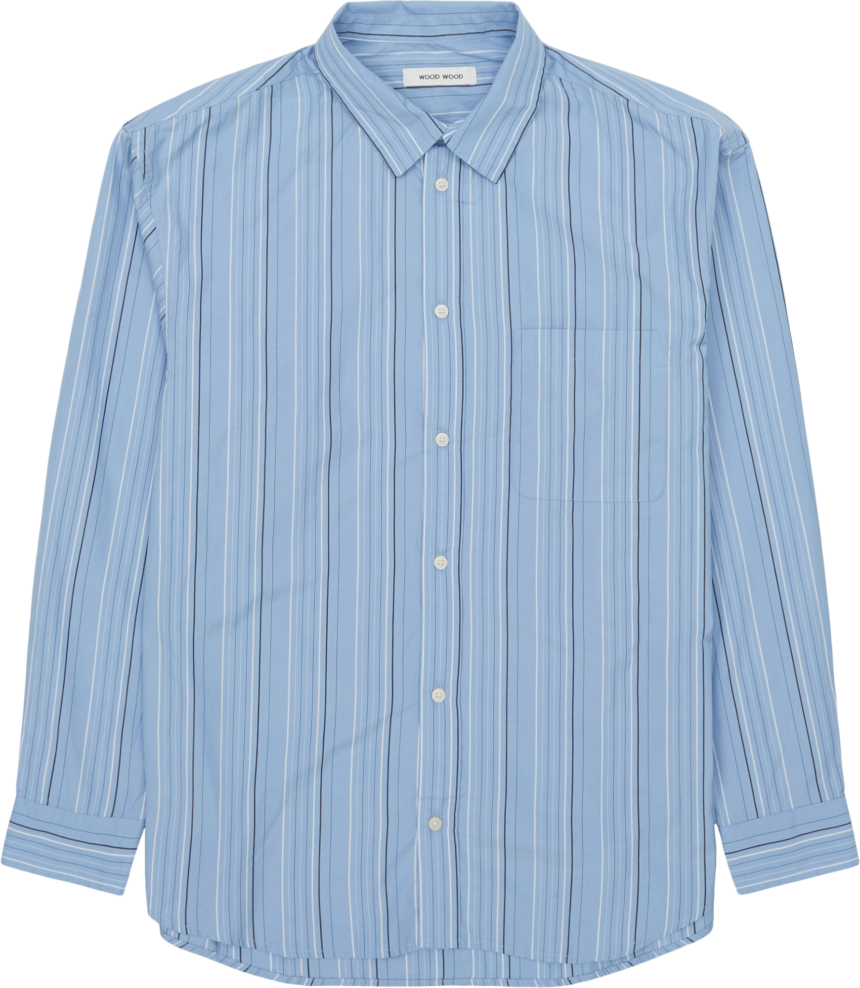 WOOD WOOD  Carter Stripe Skjorta