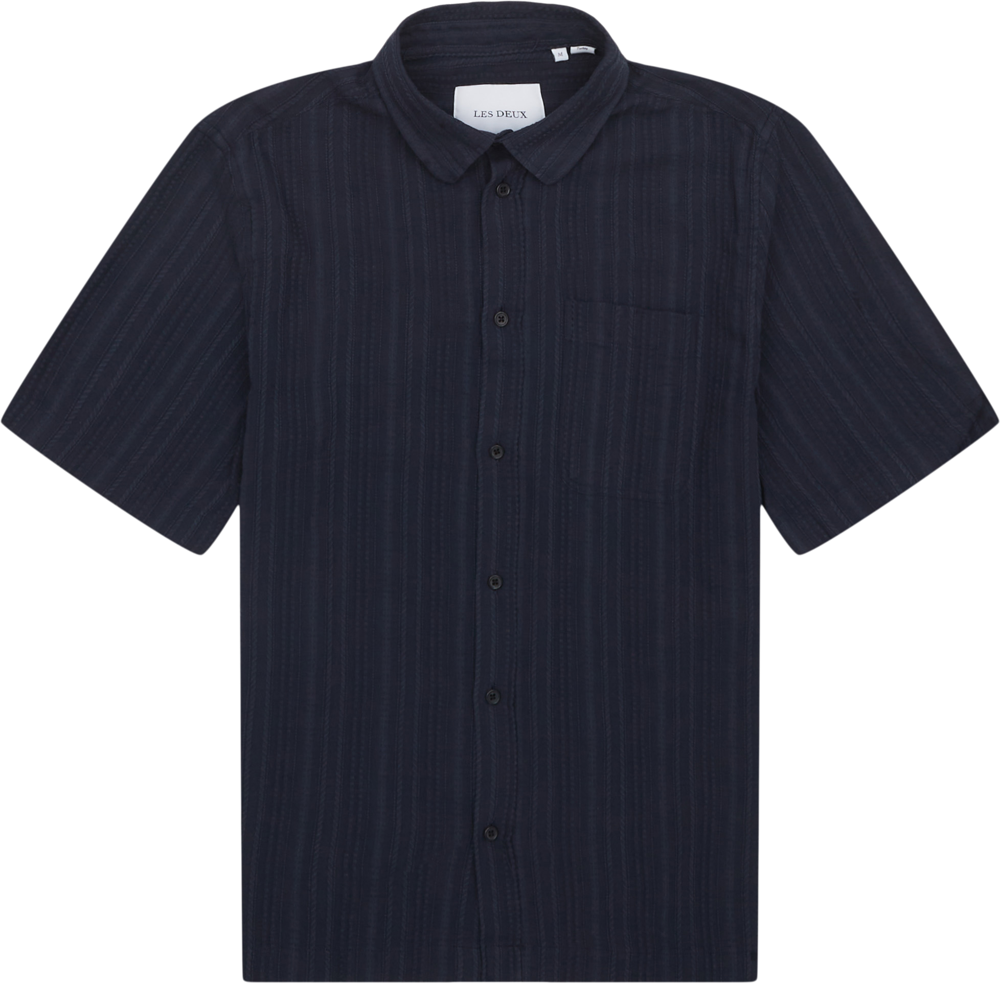 Les Deux Charlie Stripe Structure Skjorte