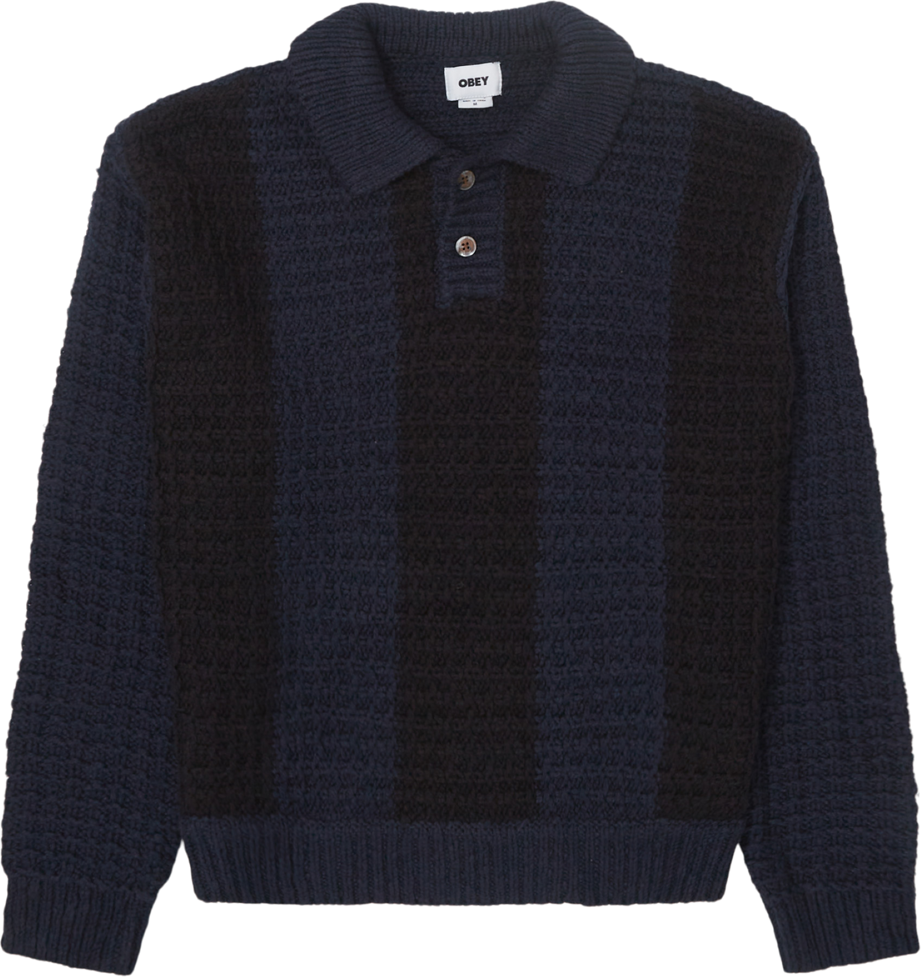 Obey Textured Rygby Polo