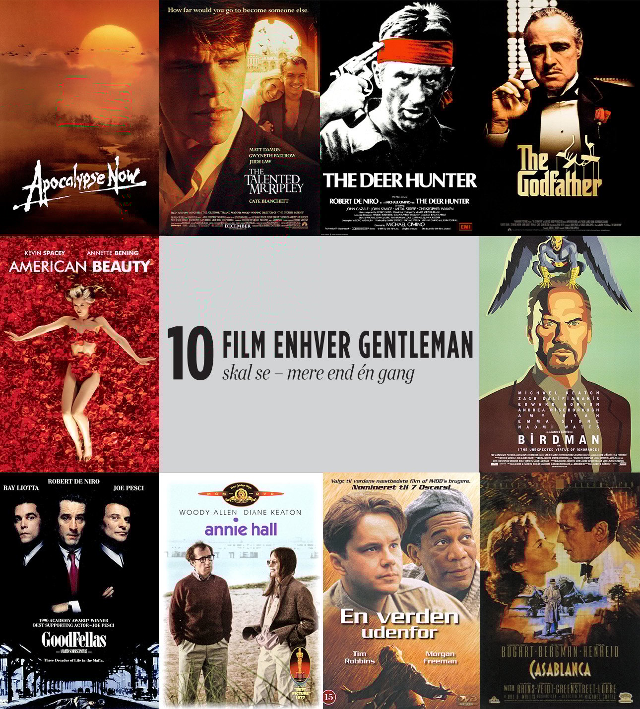 10 film enhver gentleman skal se