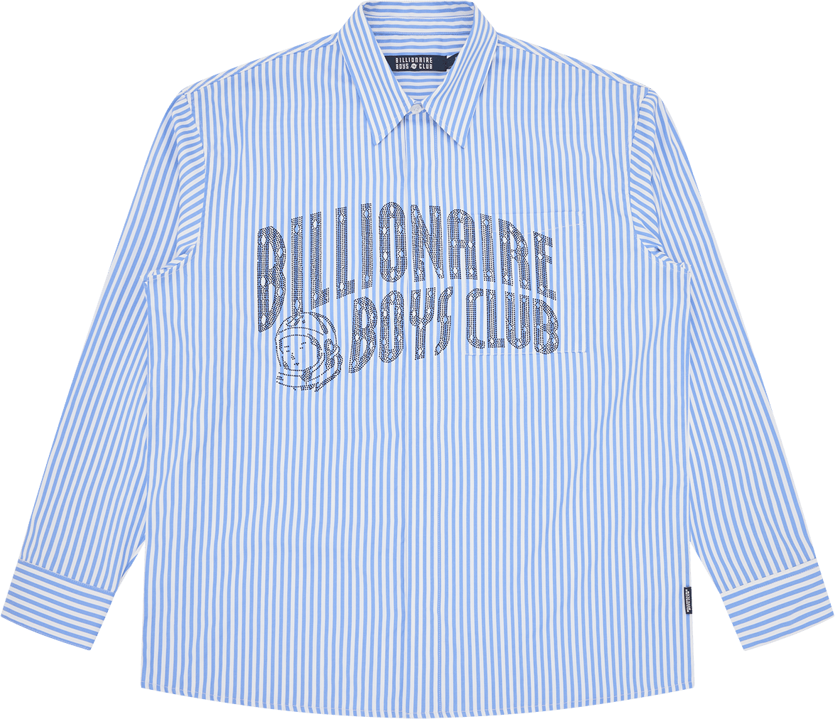 Billionaire Boys Club Rhinestone Arch Logo Skjorte