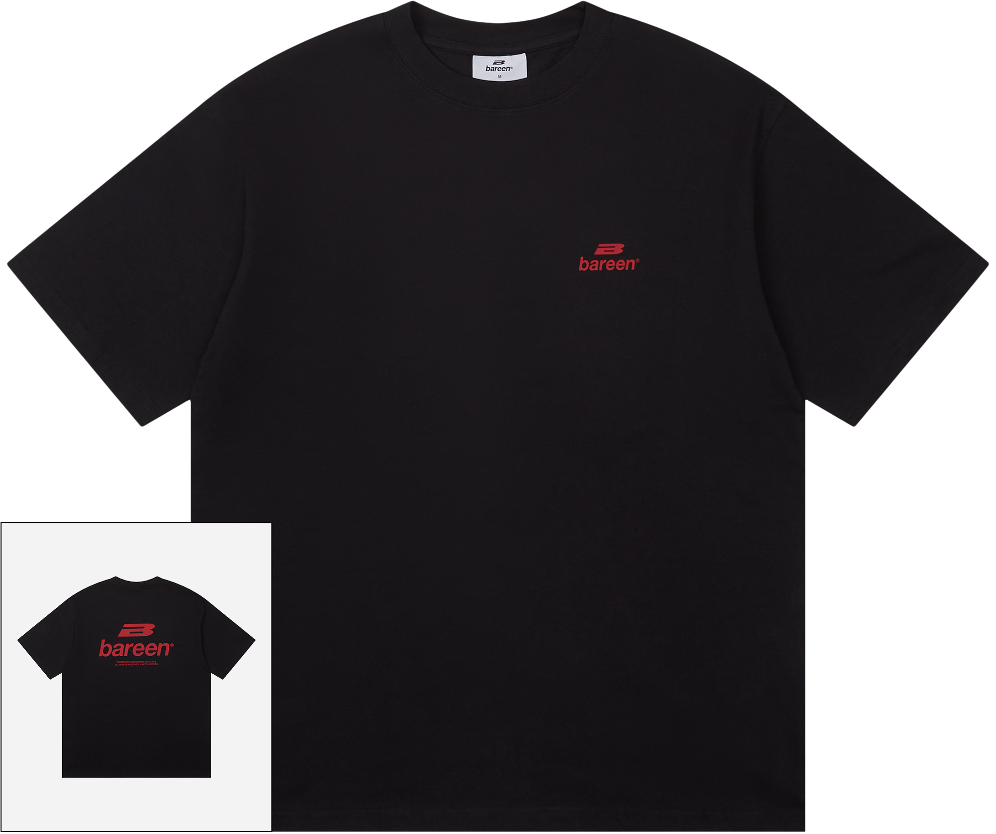 Bareen Q Logo Box Fit BET10115 T-Shirt