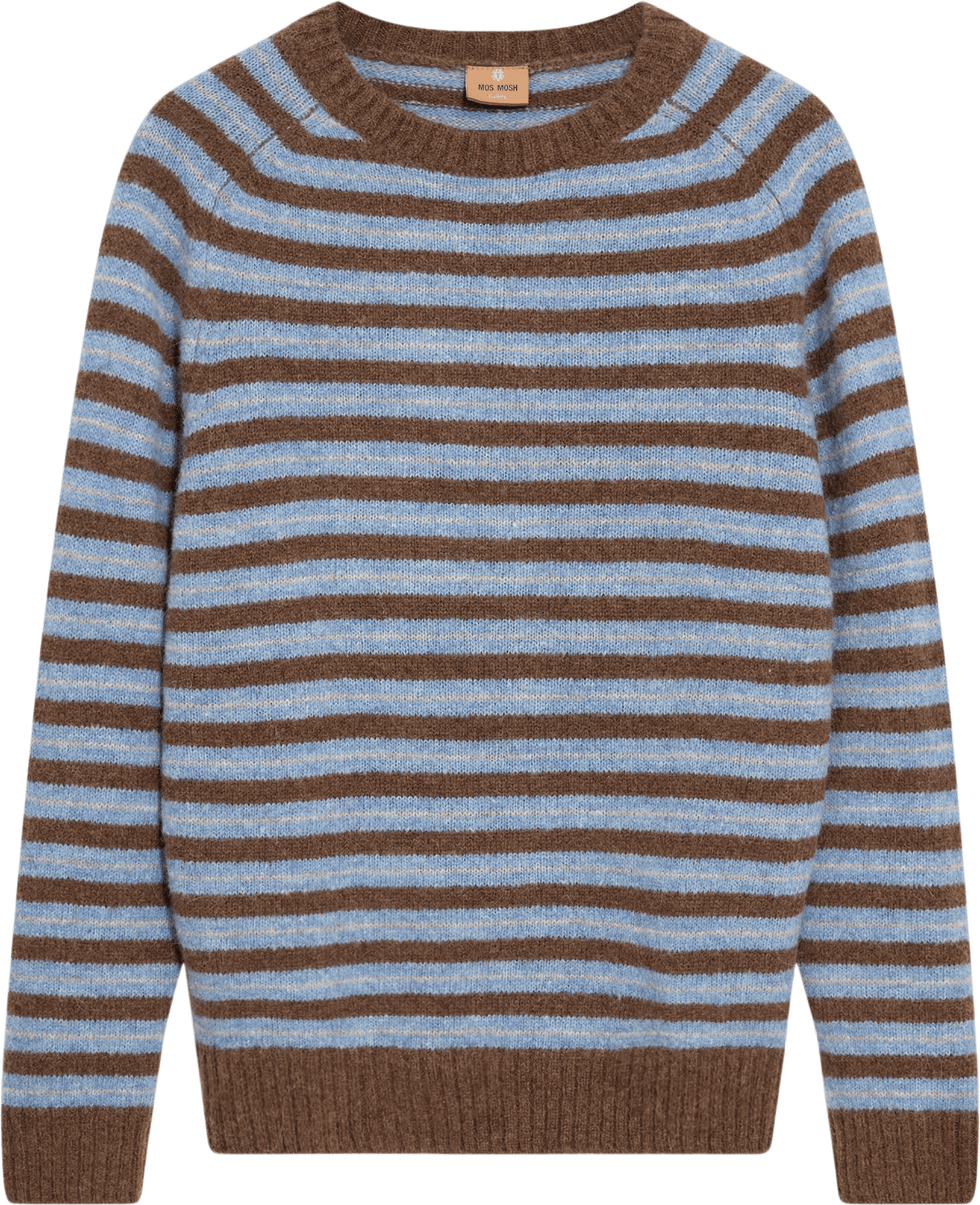 MOS MOSH GALLERY  Carlos Stripe Crew Neck Tröja