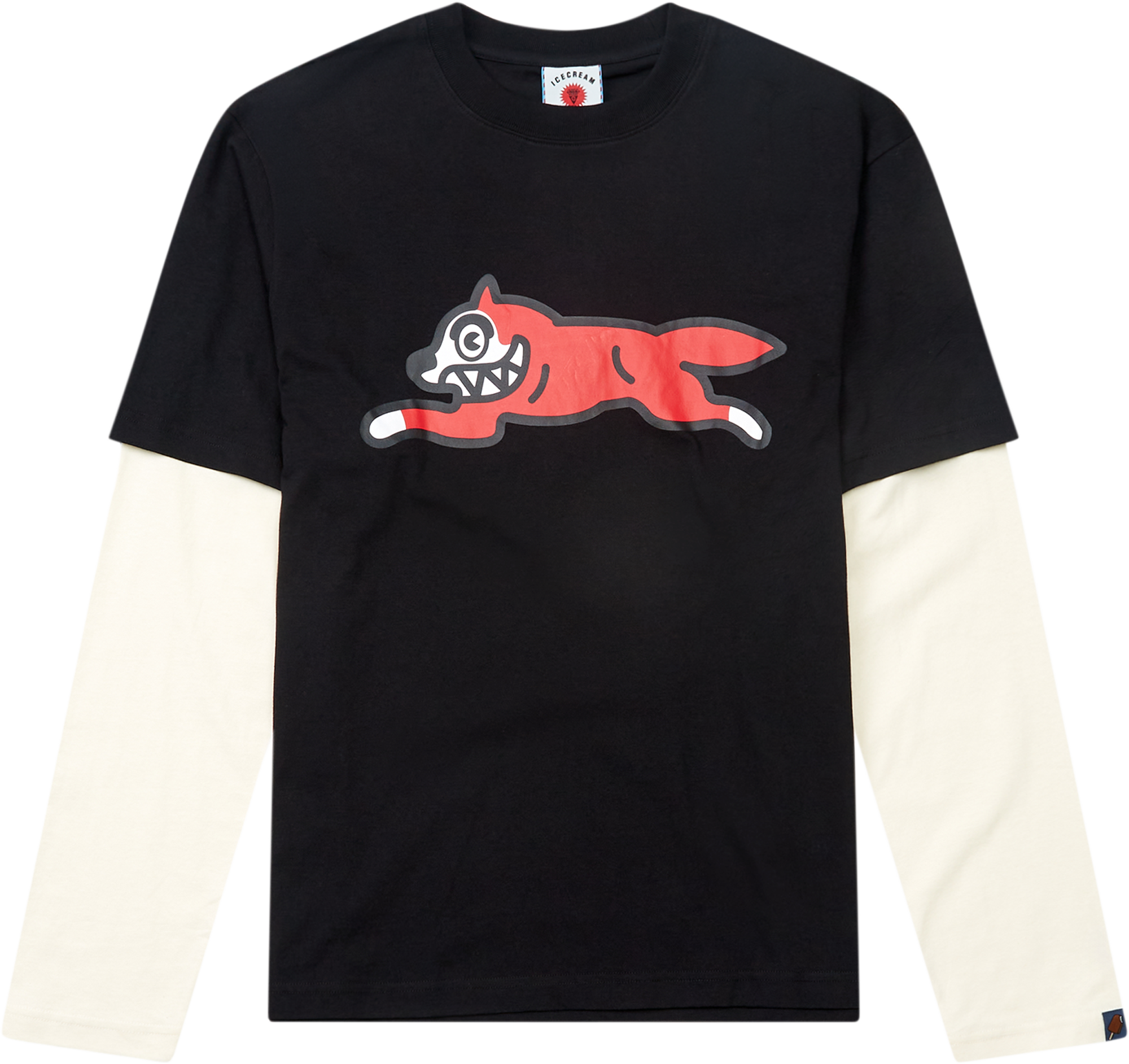 Icecream RUNNING DOG LAYERED LS  L/Æ T-