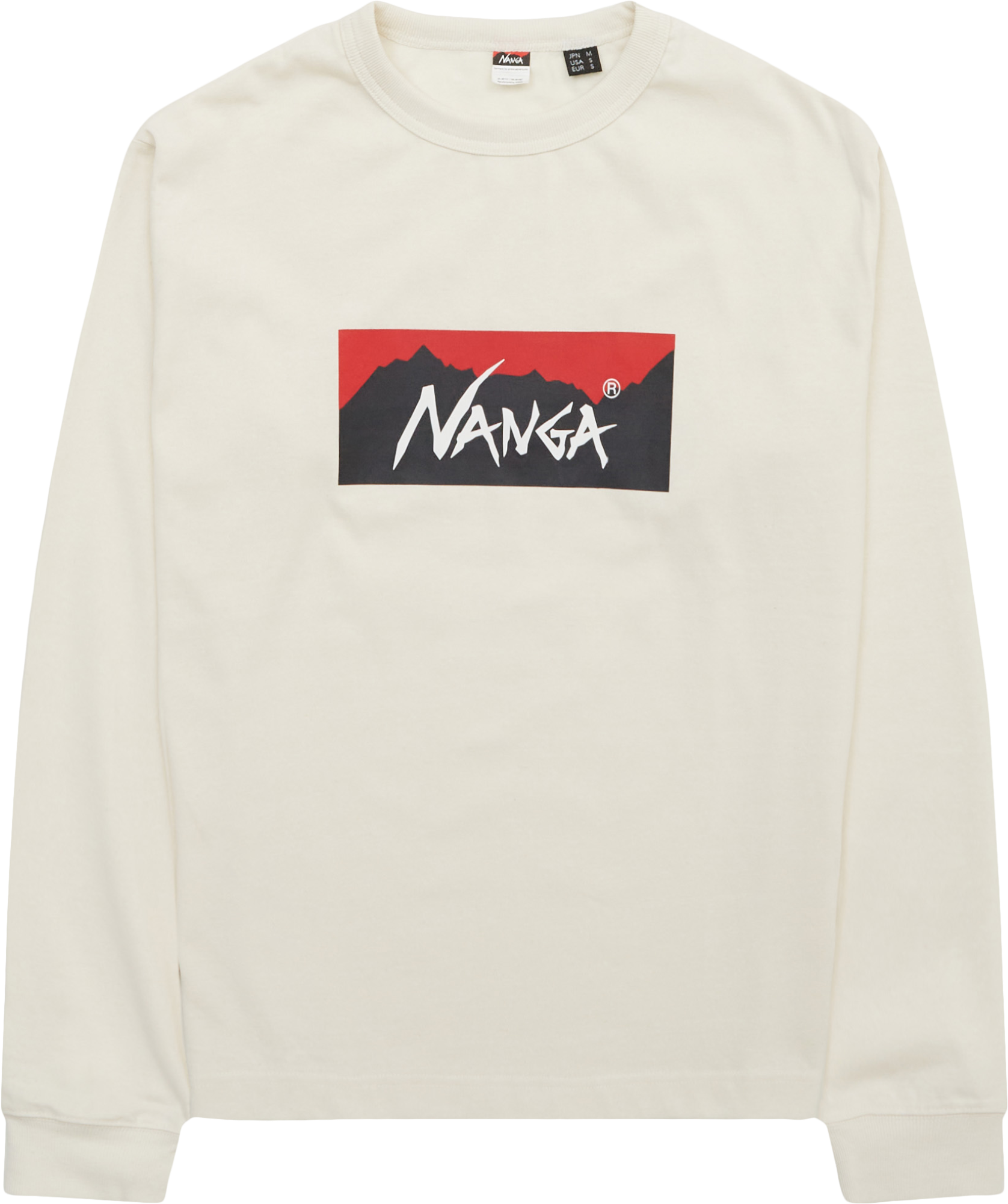 NANGA Eco Hybrid Box Logo L/S