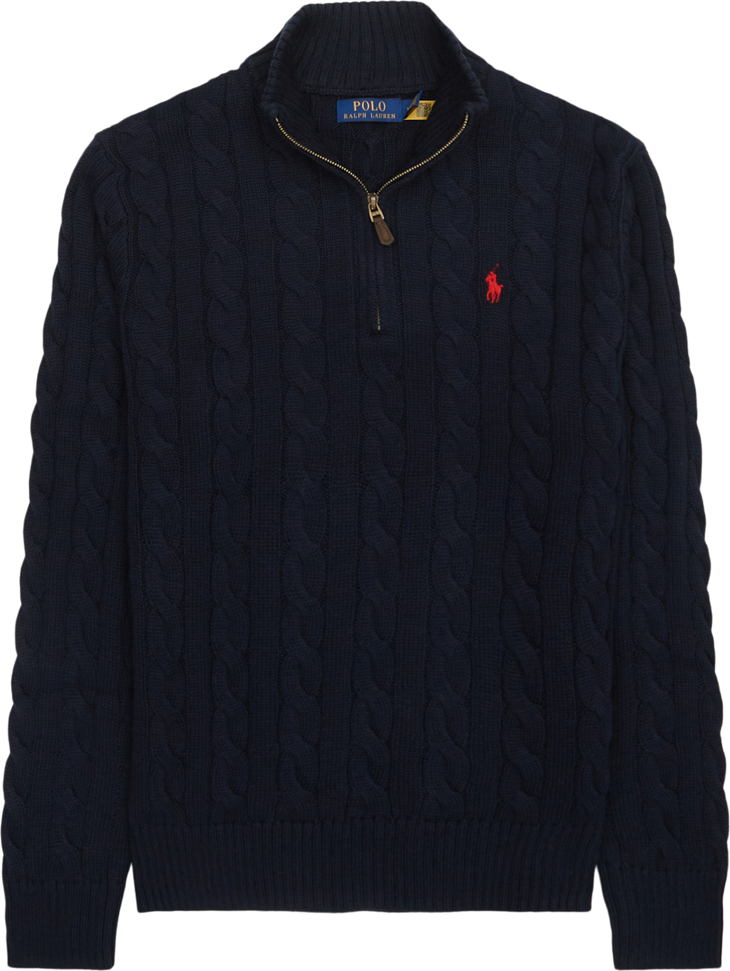 Polo Ralph Lauren Cable Knit Half-Zip Strik