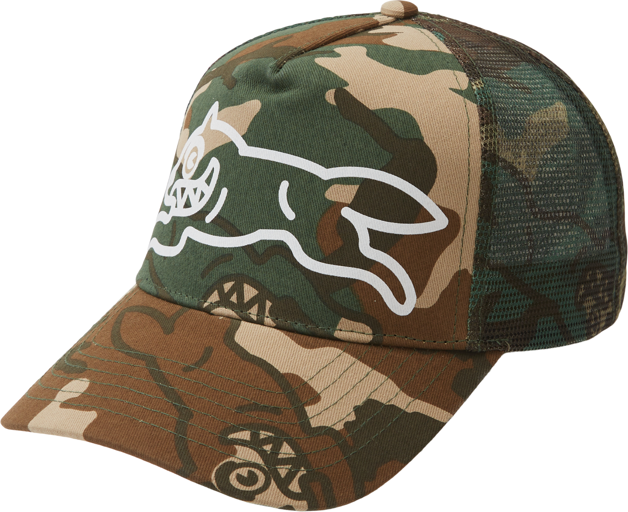 Icecream Running Dog Trucker Cap