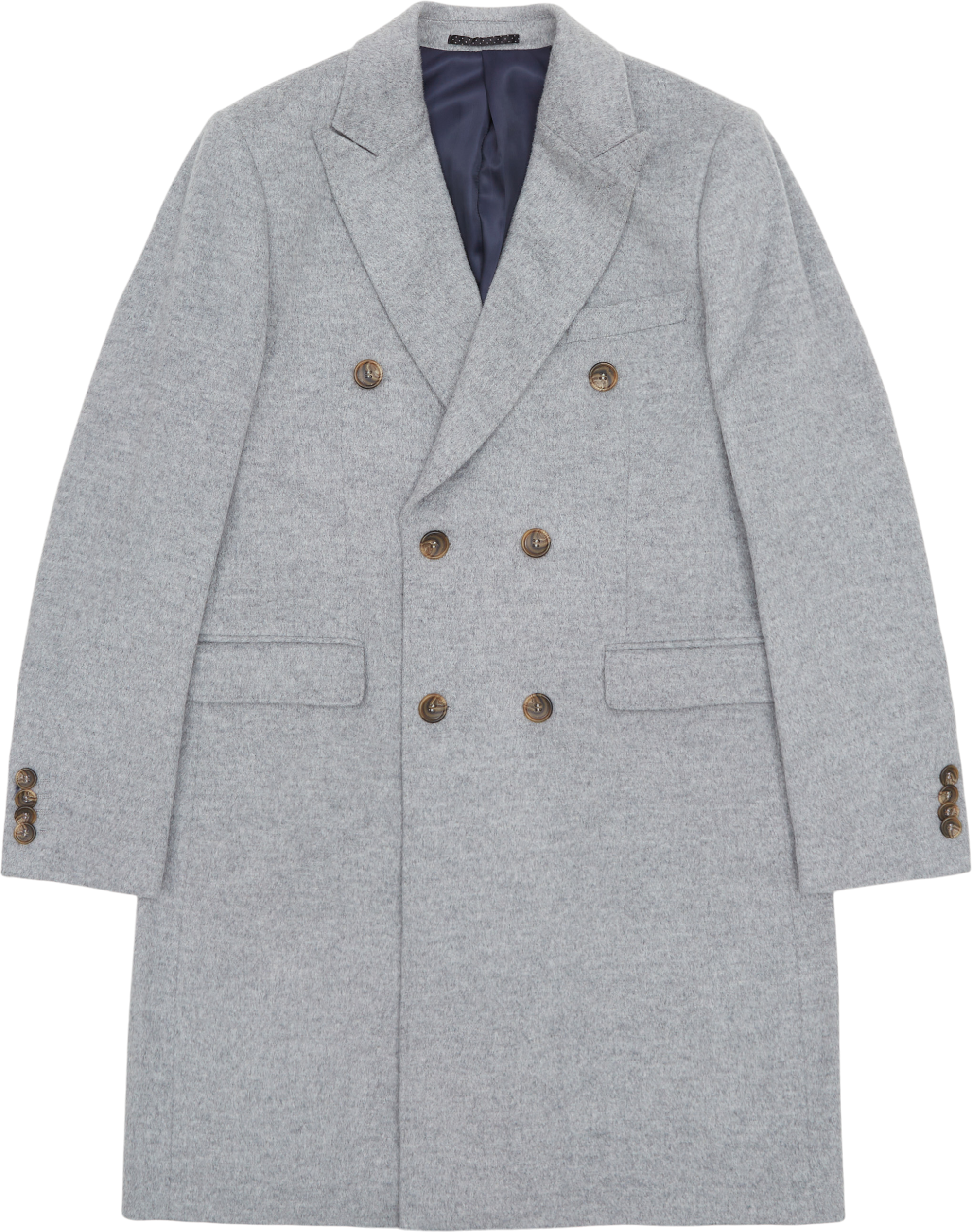 Sand CASHMERE COAT SULTAN DB FRAKKE