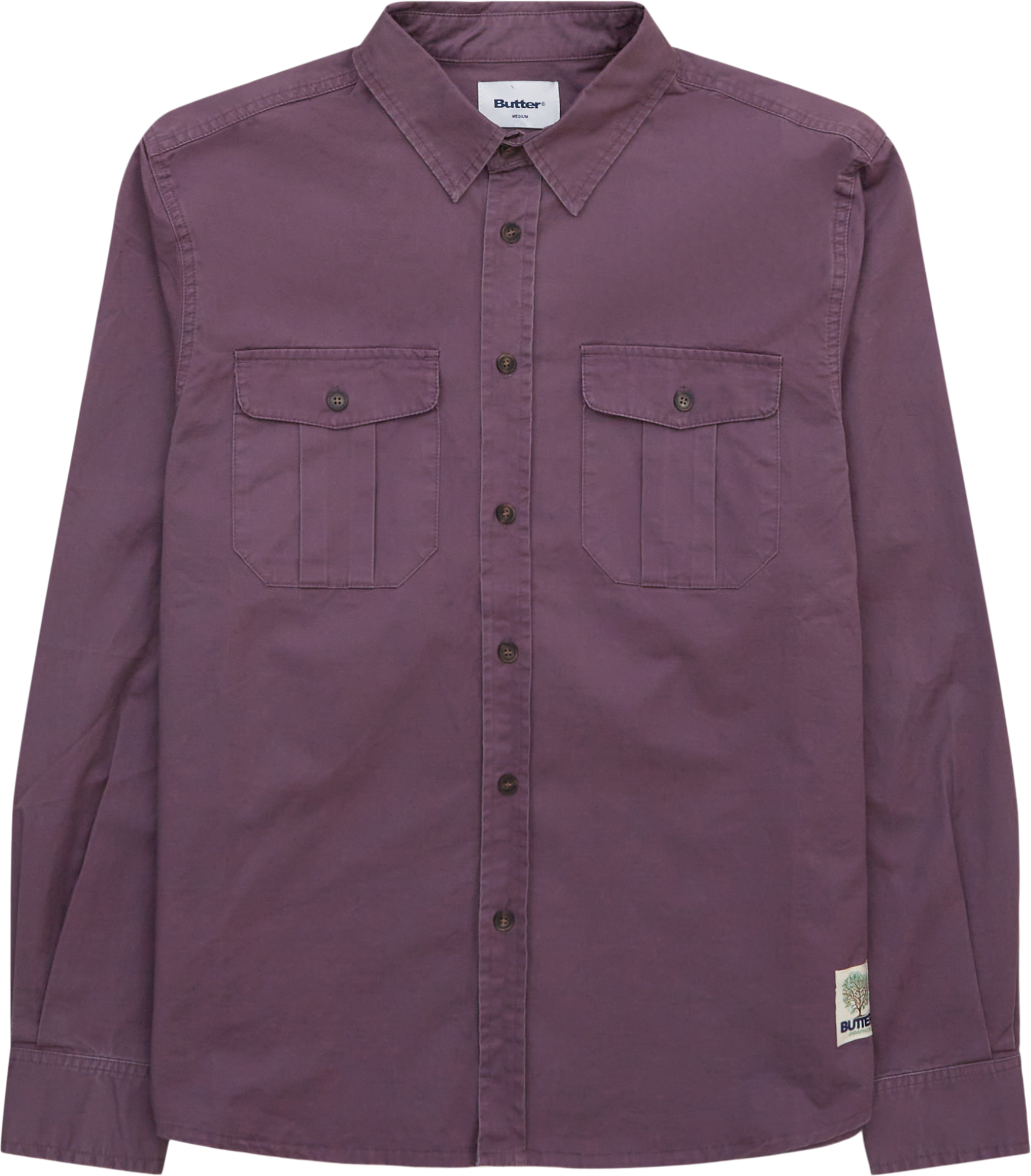 Butter Goods Washed Pocket LS Shirt