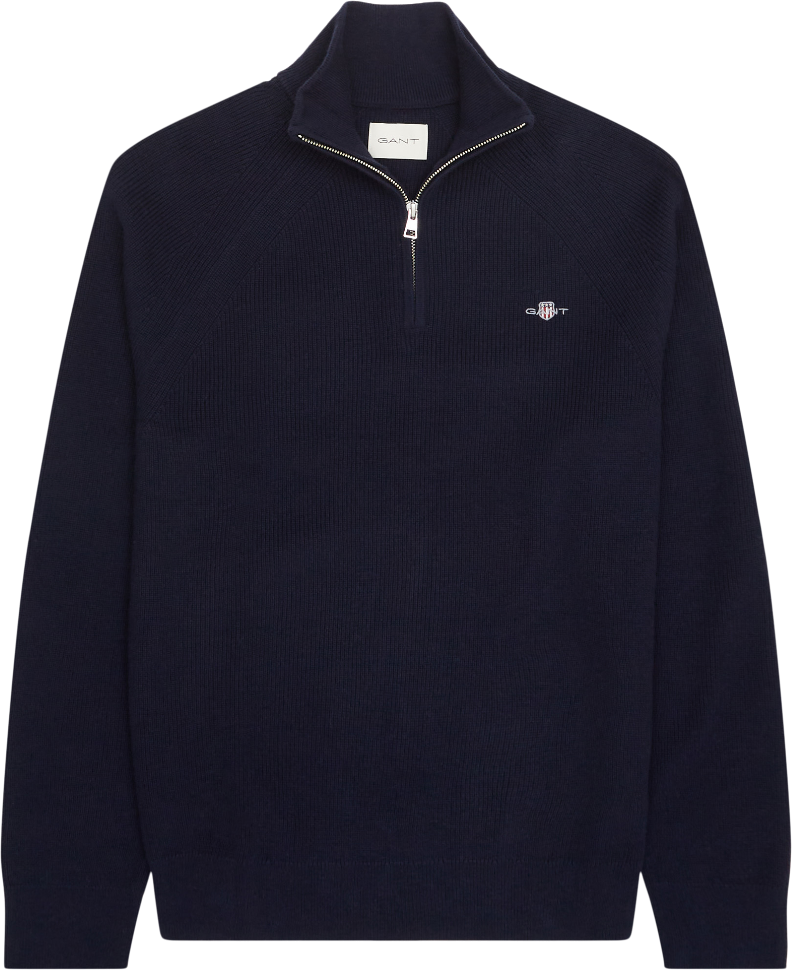 Gant COTTON WOOL RIB HALF ZIP 80502