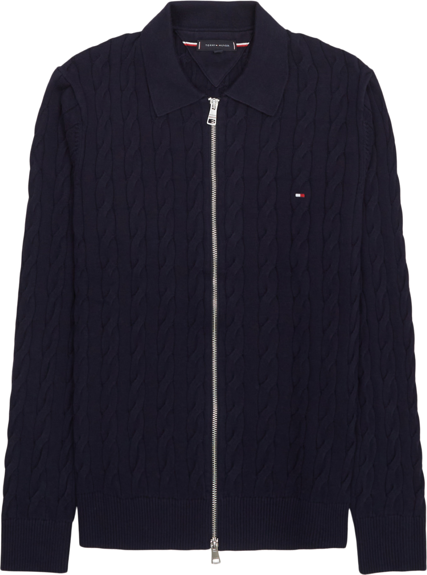 Tommy Hilfiger Classic Cable Zip Strik