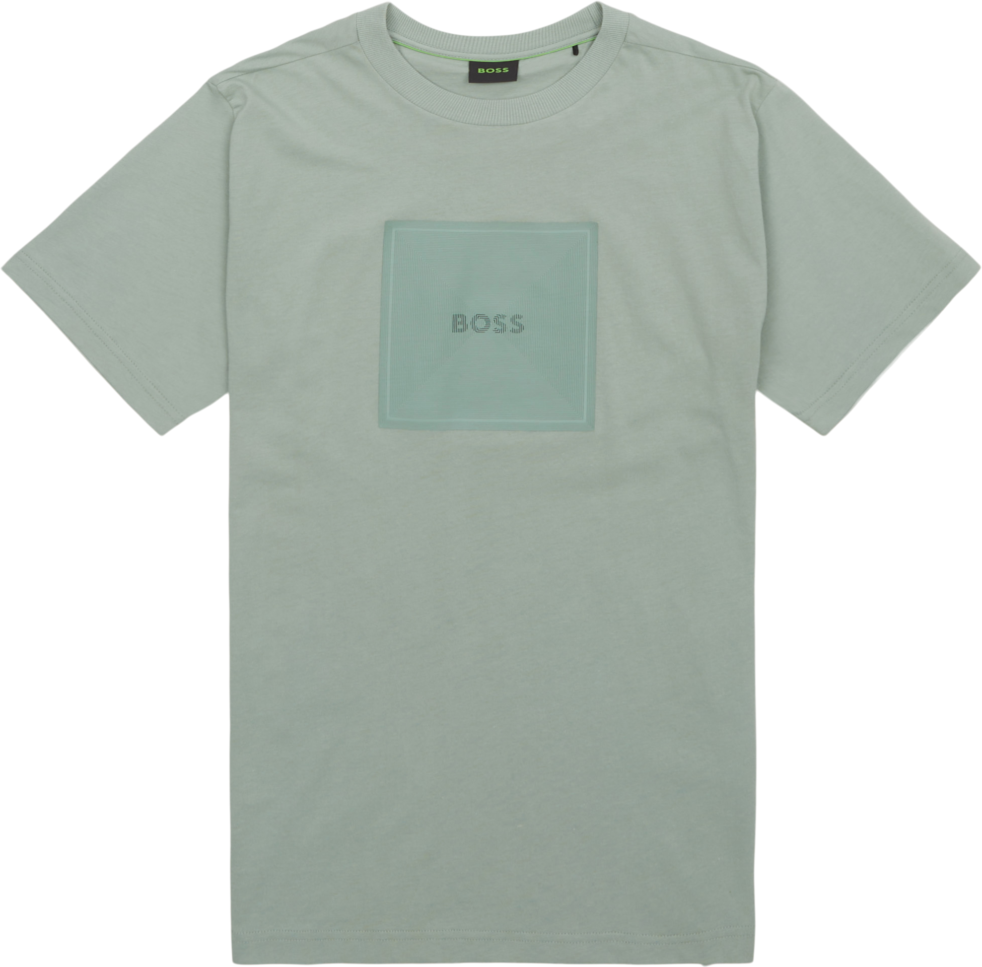 BOSS Green Tee Logo Rib T-shirt