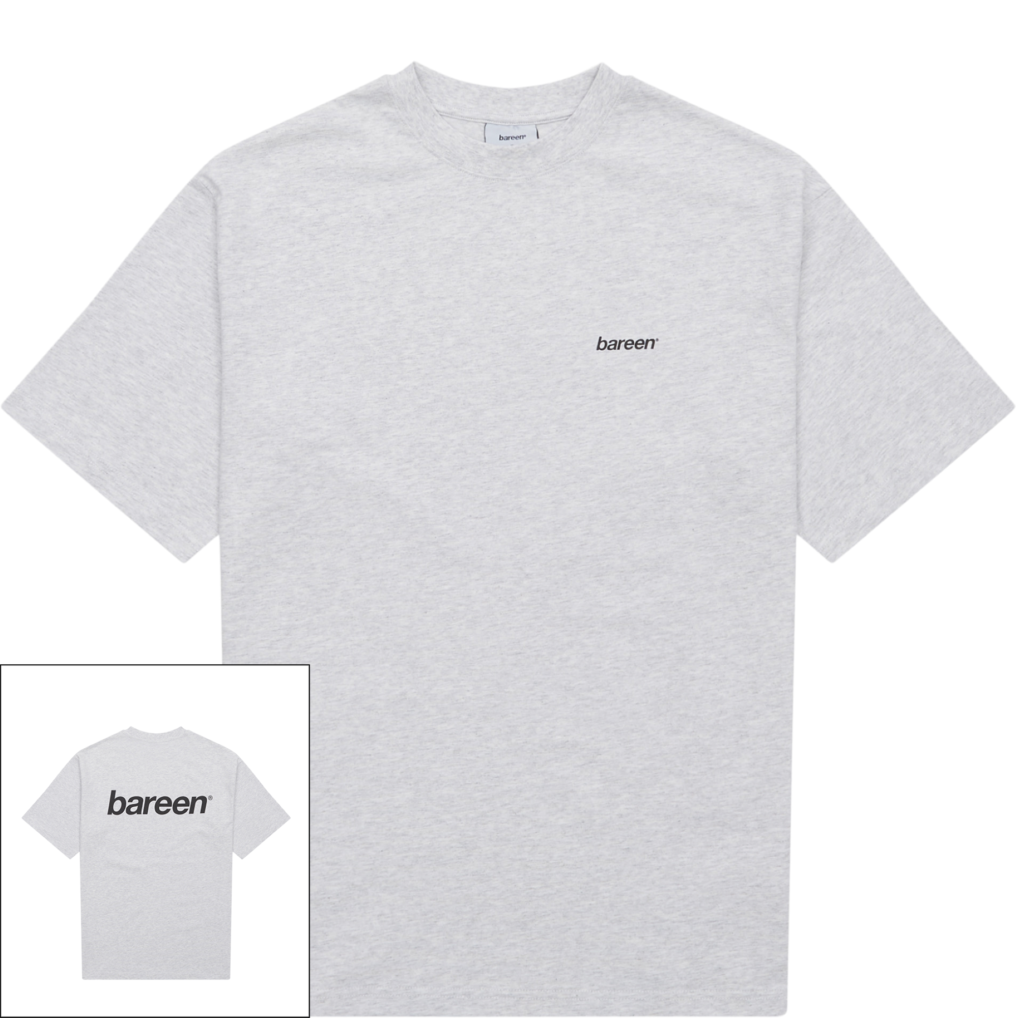 Bareen Box Fit Heavy Tee Logo BET200244