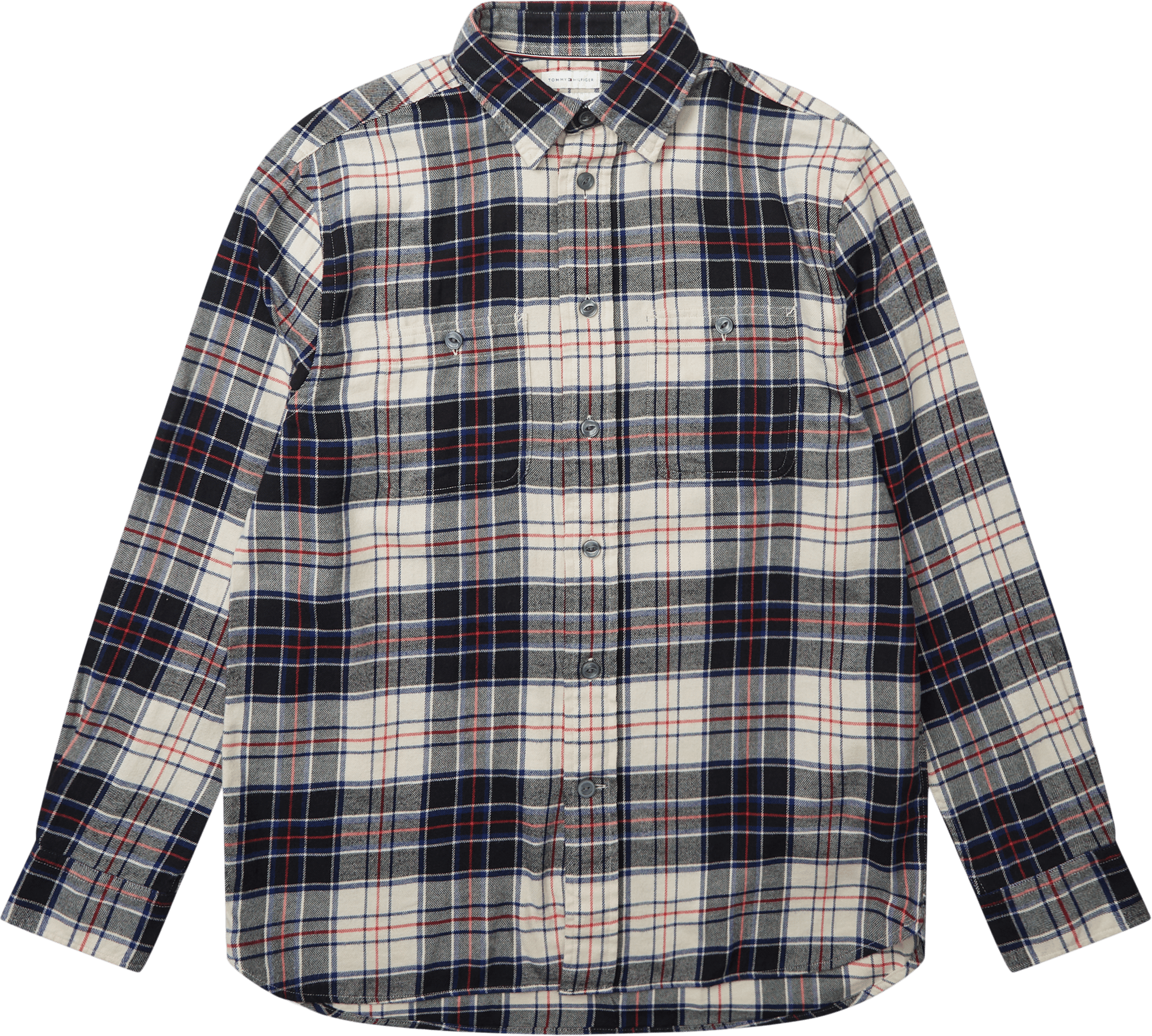 Tommy Hilfiger 44611 RWB TARTAN FLANNEL SKJOR