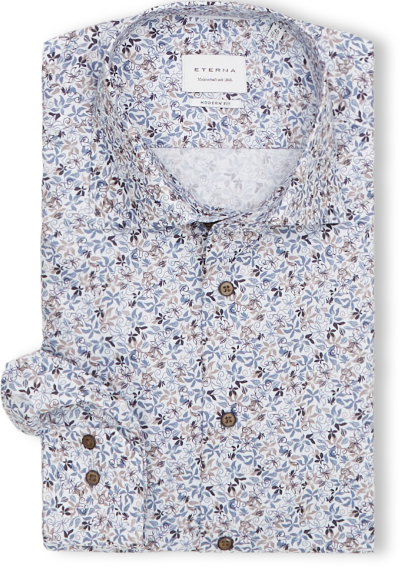 Eterna Flower Printed Skjorte