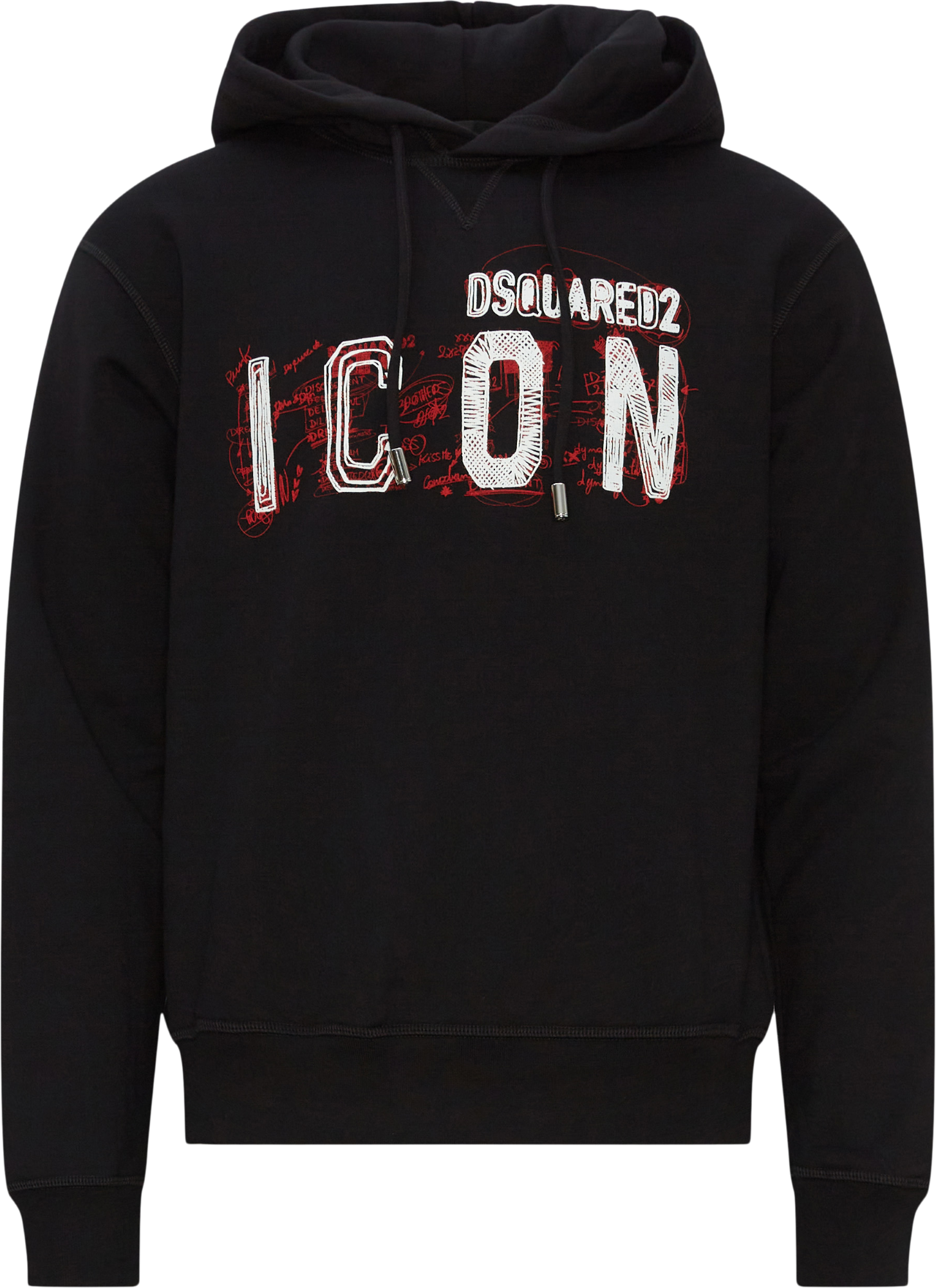 Dsquared2  Scribble Cool Fit Hoodie Sweatshirt