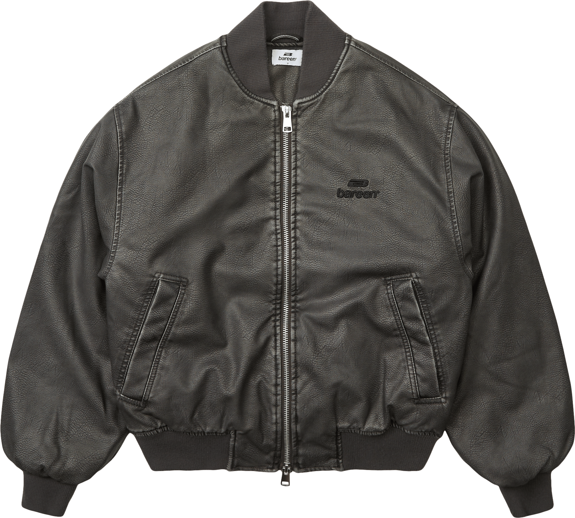 Bareen FAUX LEATHER BOMER JACKET BET1