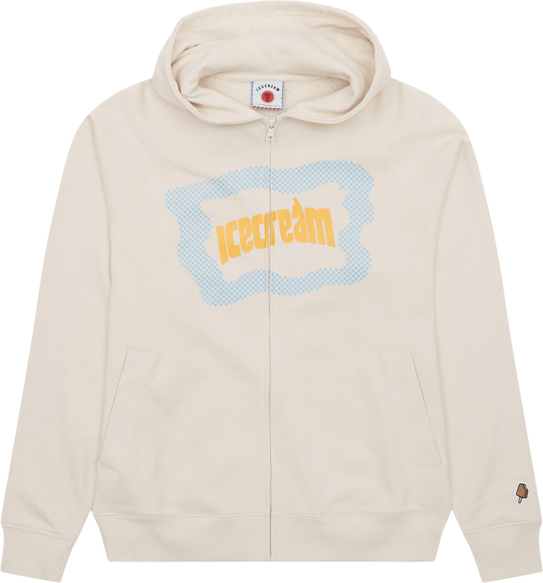 Icecream Block Logo Zip Sweatshirt