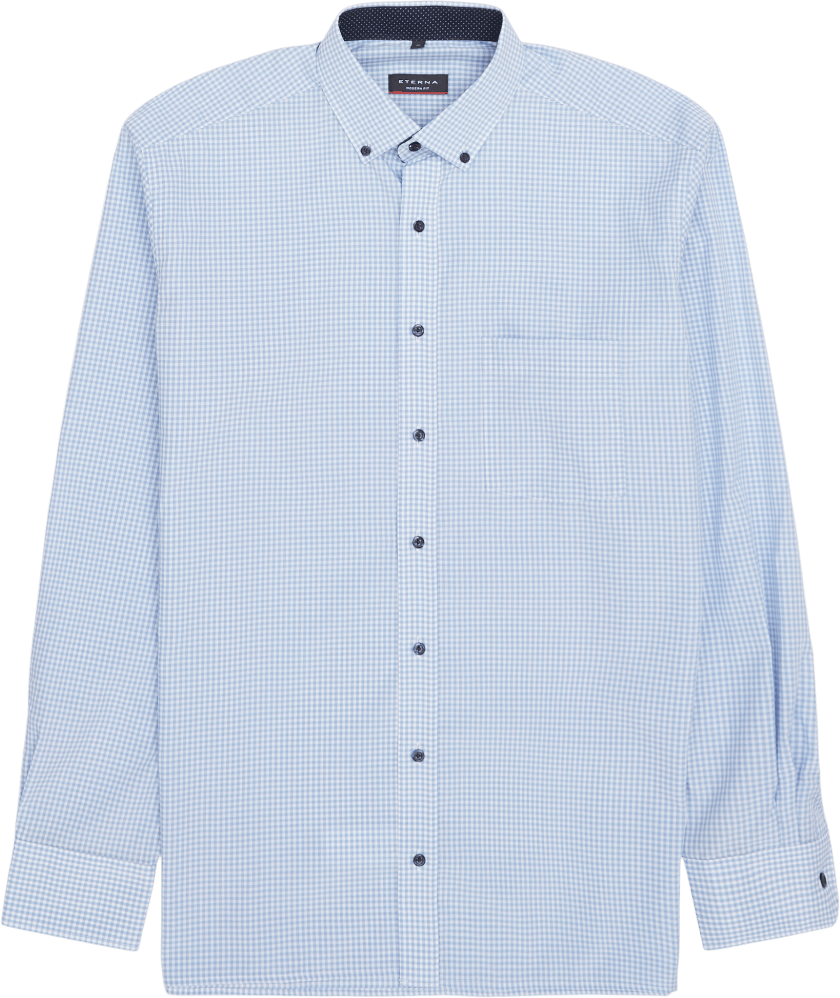 Eterna  8913 X143 MODERN CHECK SKJORTE