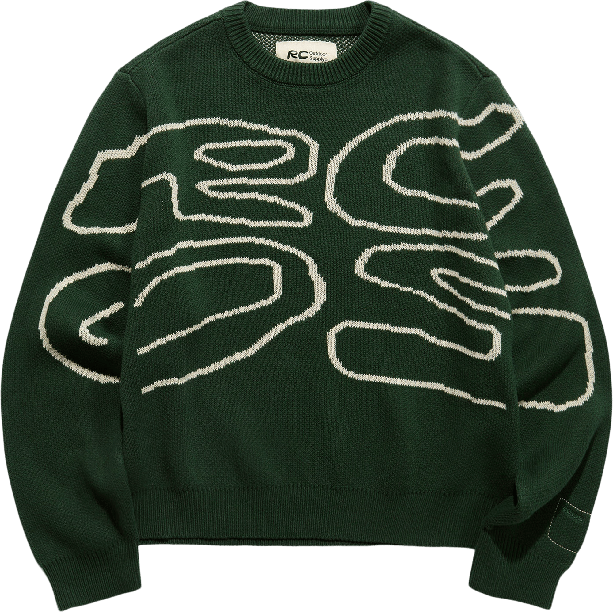 Reese Cooper Stack Logo Knit Sweater