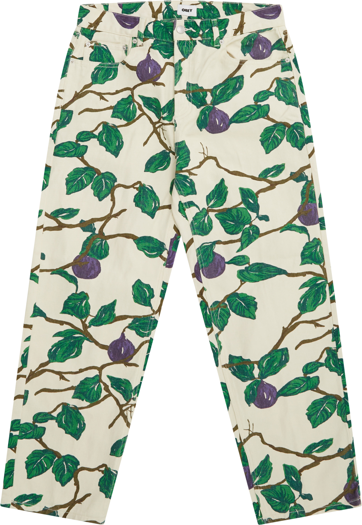 Obey Printed Denim Jeans