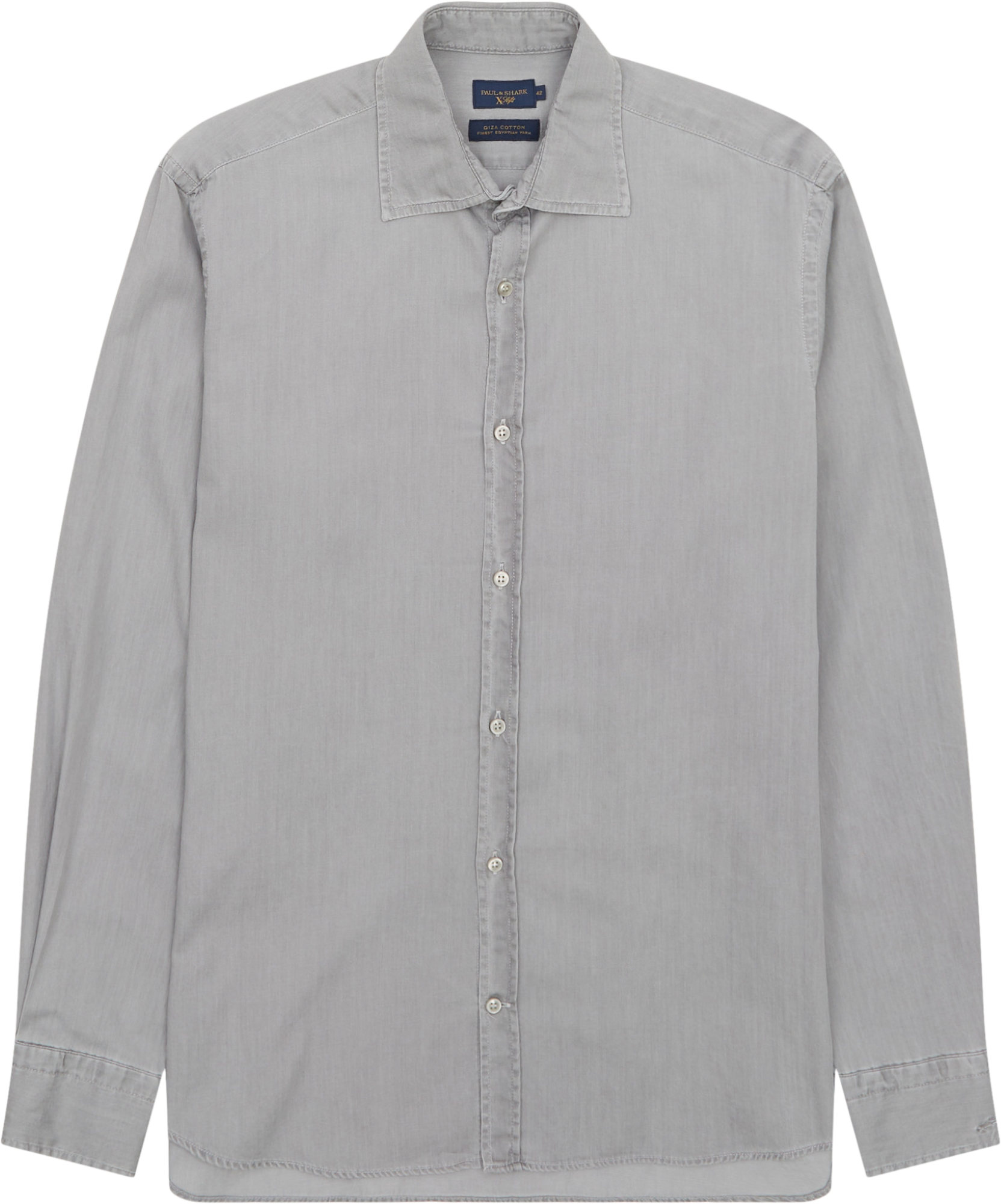Paul & Shark Giza Cotton Denim Skjorte