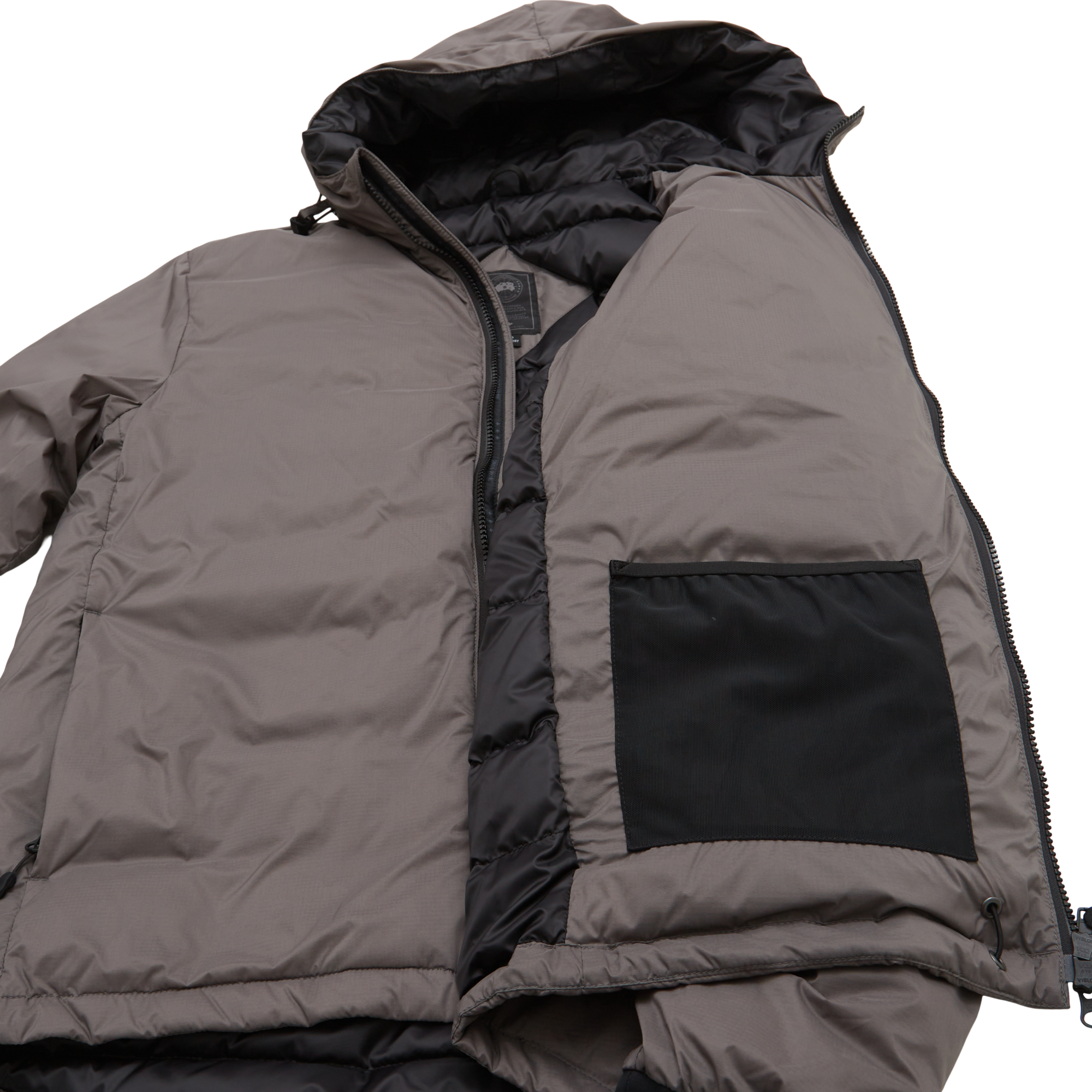 Lodge Hoody Black Label Winter Jacket GRÅ Canada Goose Black