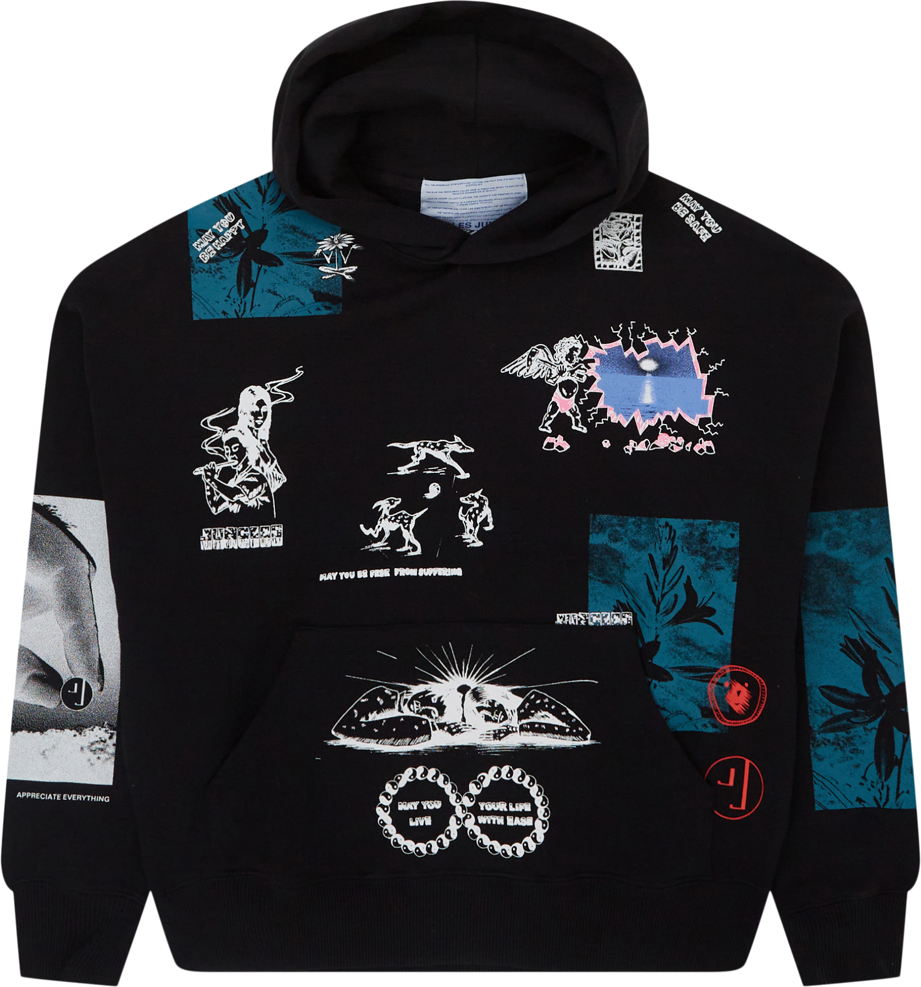 Jungles Jungles Test Print Hoodie Sweatshirt
