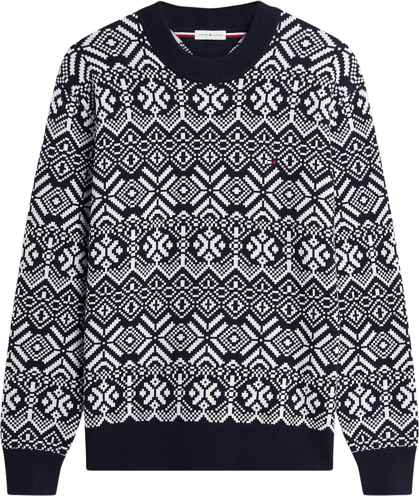 Tommy Hilfiger 44815 AOP FAIRISLE CTOON CREW