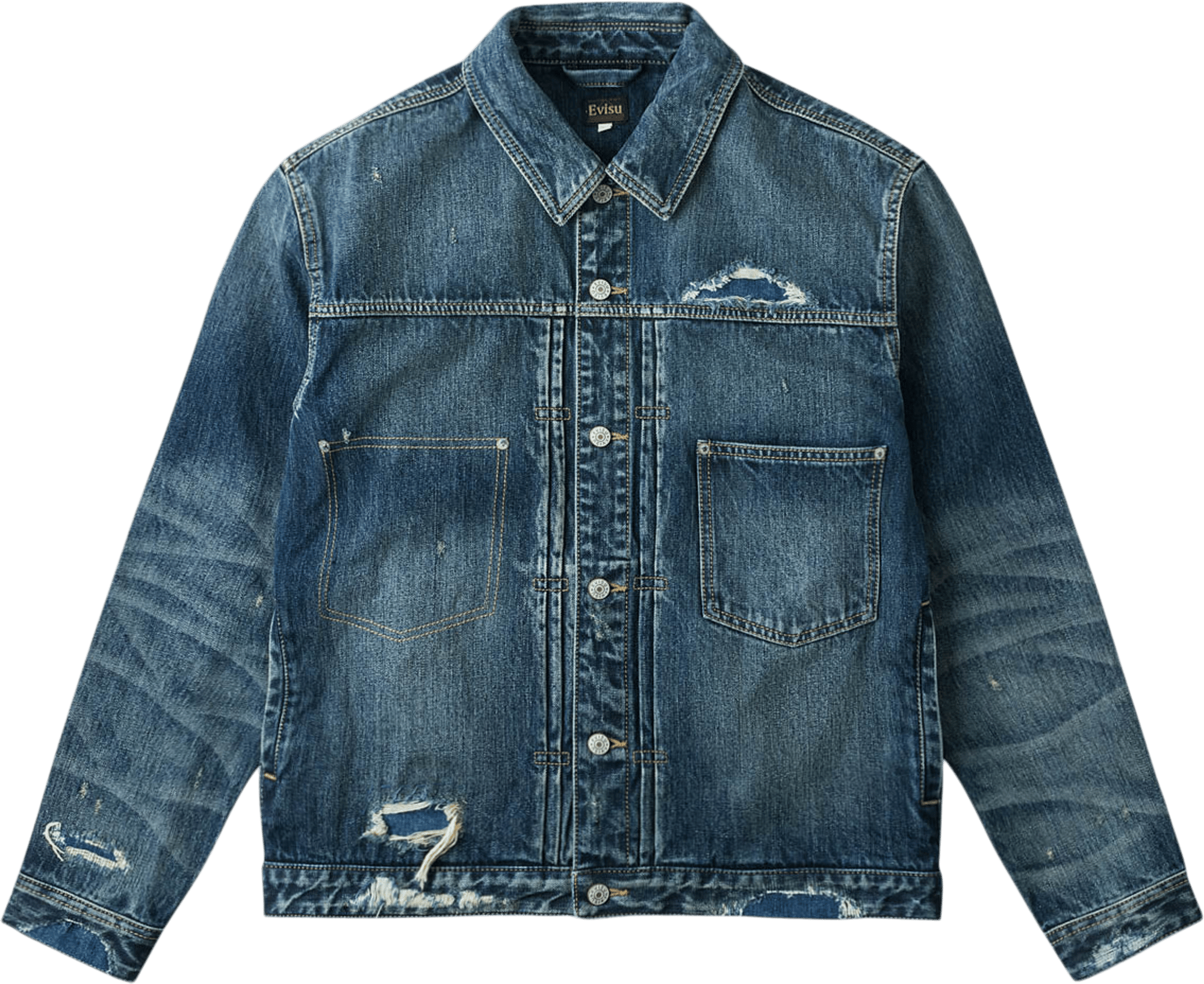 EVISU EJ PINK DAIKOKU DENIM JACKET 2