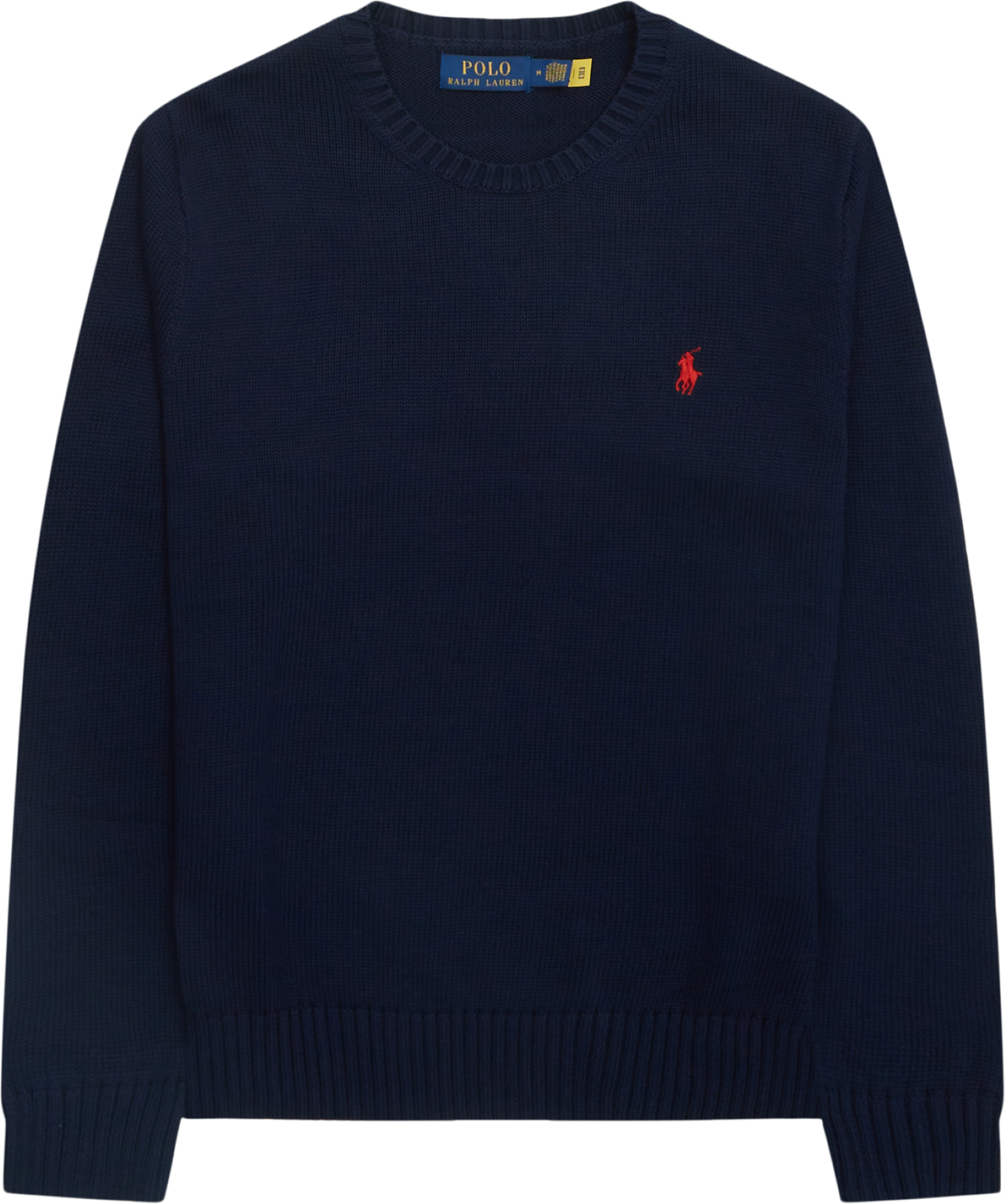 Polo Ralph Lauren Bomull Crewneck Stickad