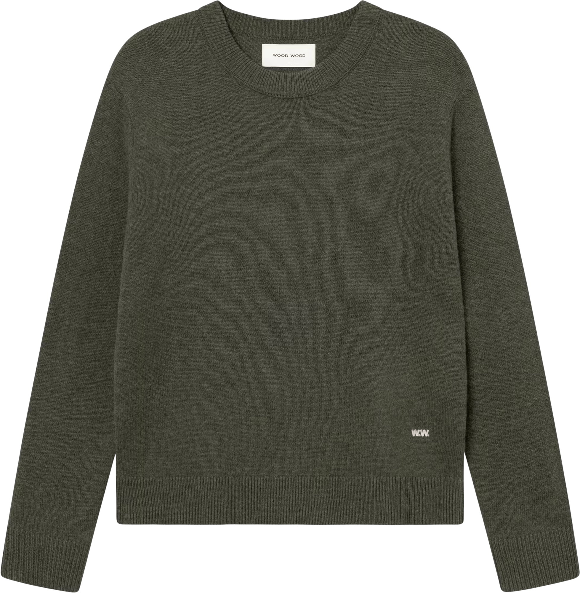 WOOD WOOD LOGO CREW NECK 30252198 SWEAT.