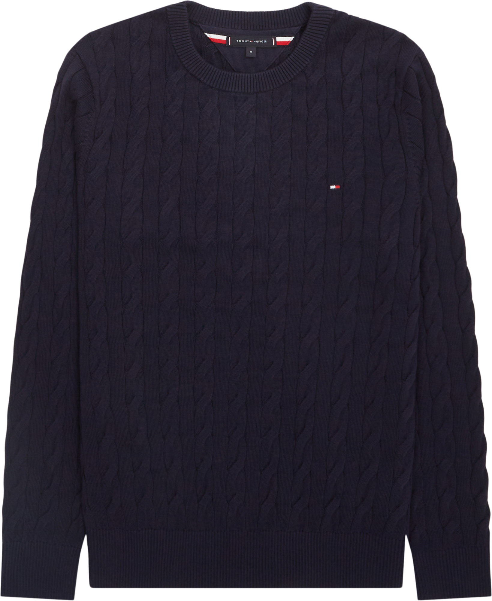 Tommy Hilfiger Klassisk bomullskabelstickad
