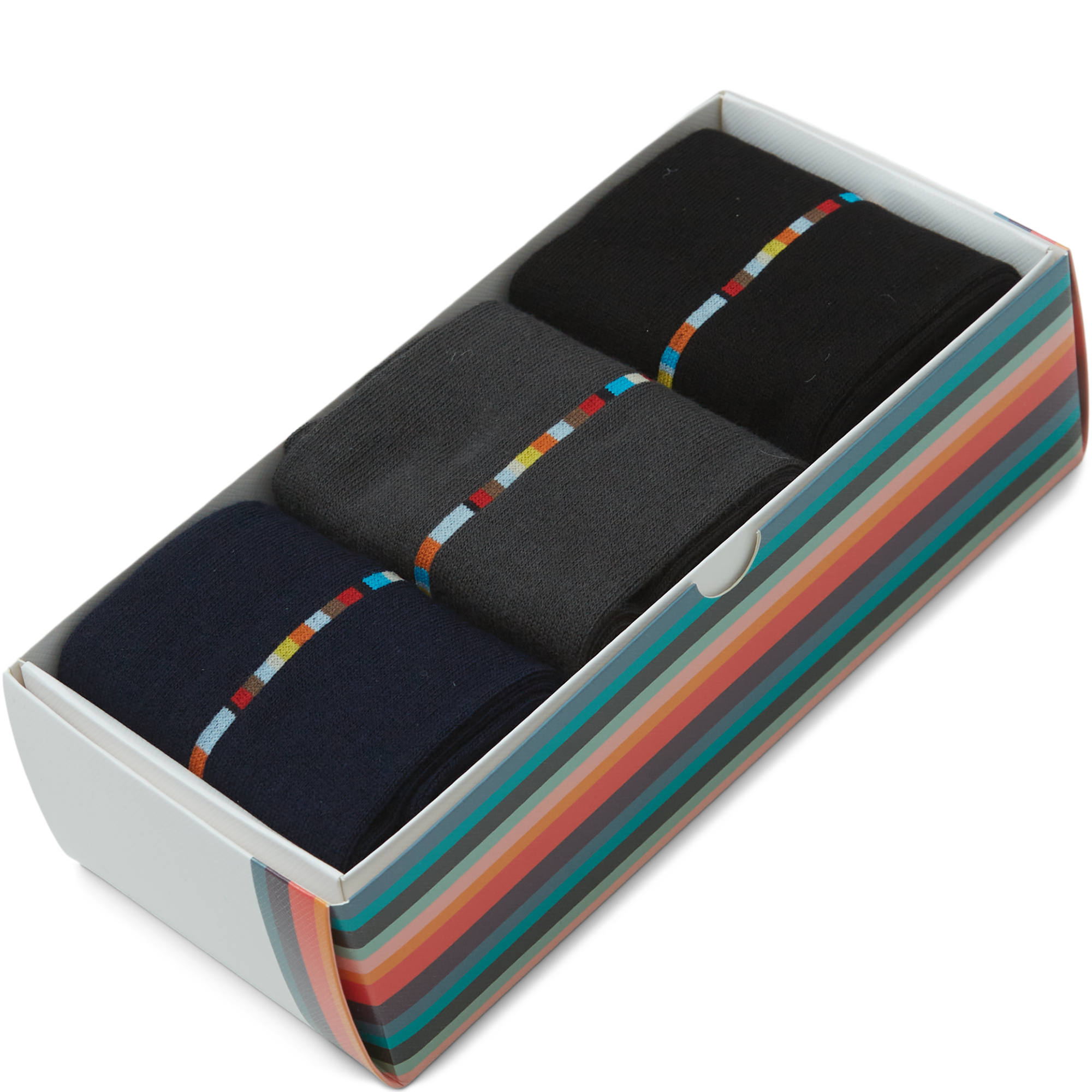 Paul Smith Accessories M1A-SOCK-H775-1A STRIBE SOKKER